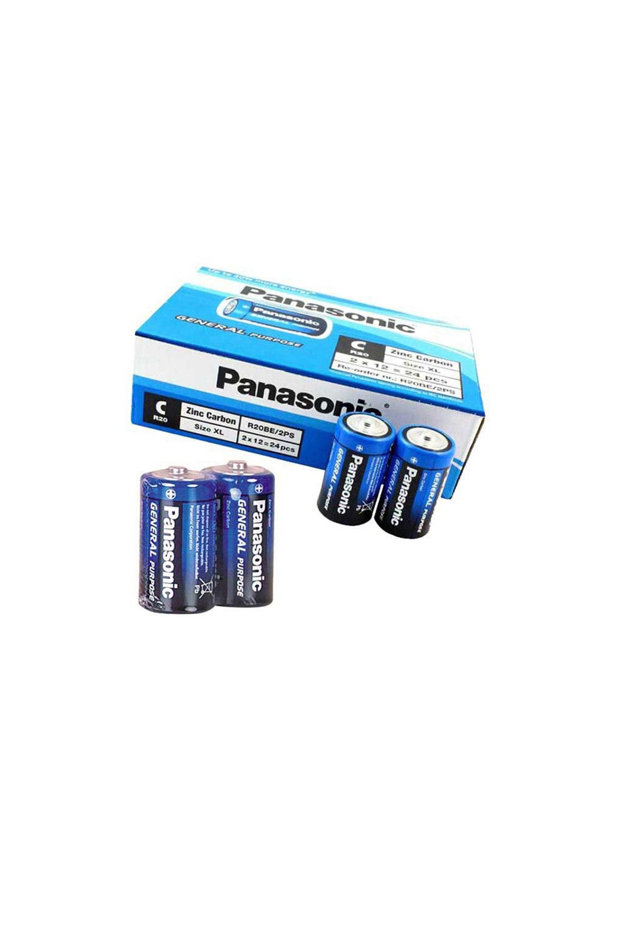 Panasonic Manganez Orta Boy Pil 24 Lü Paket