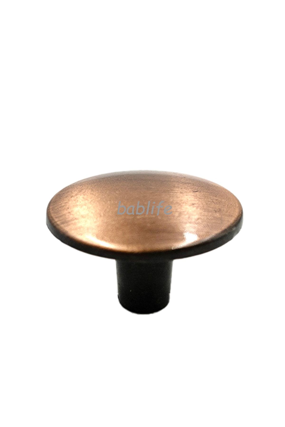 bablife Mantar Düğme Antik Bakır 35mm Çapında Metal Lüks Çapında Çekmece Dolap Mobilya Kulpları
