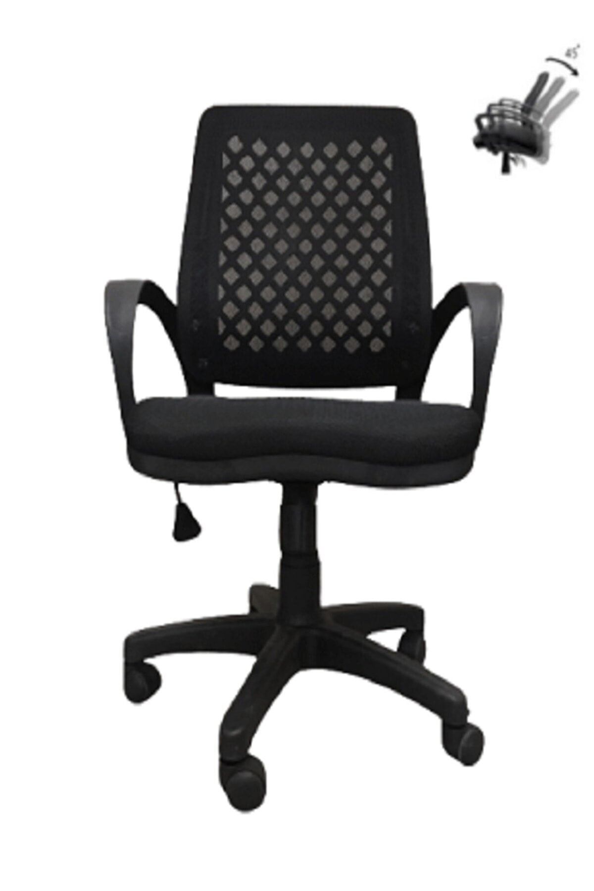 CLK Fileli Petek Ofis Büro Bilgisayar Koltuğu Sandalyesi Siyah