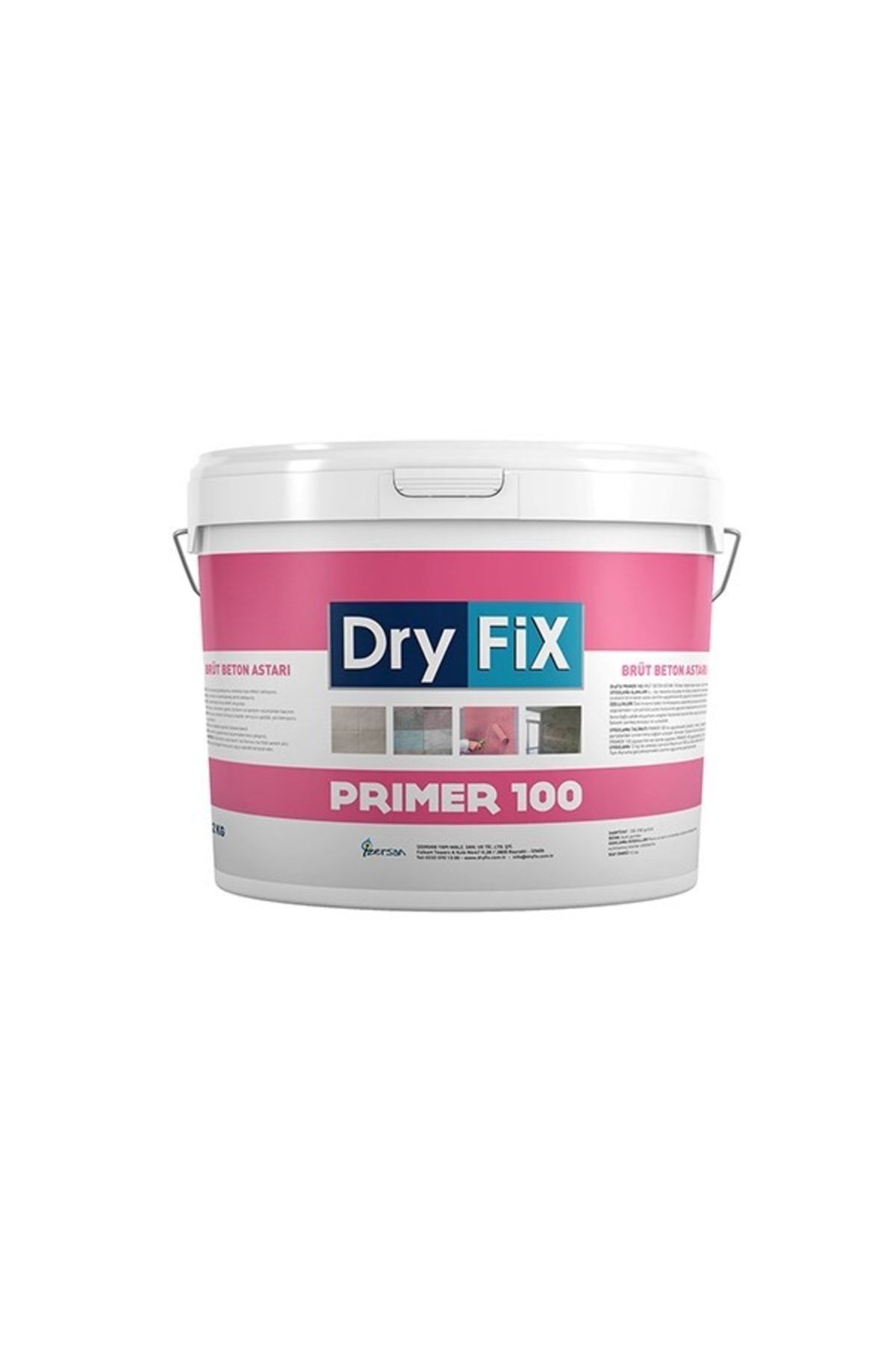 Dryfix Primer 100 Brüt Beton Astarı 12 Kg Özel Mineral Katkılıdır