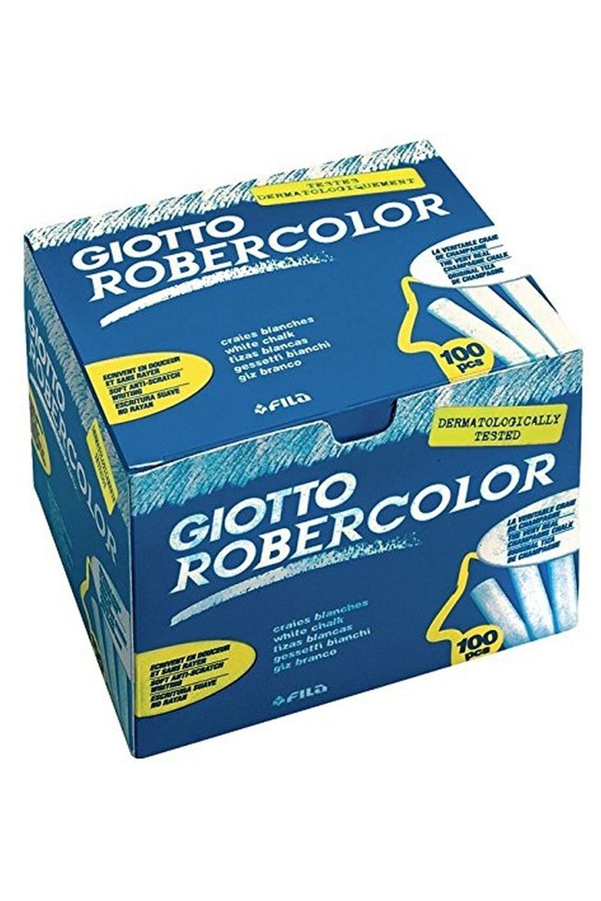 Giotto Robercolor Beyaz Tozsuz Tebeşir 100 Adet
