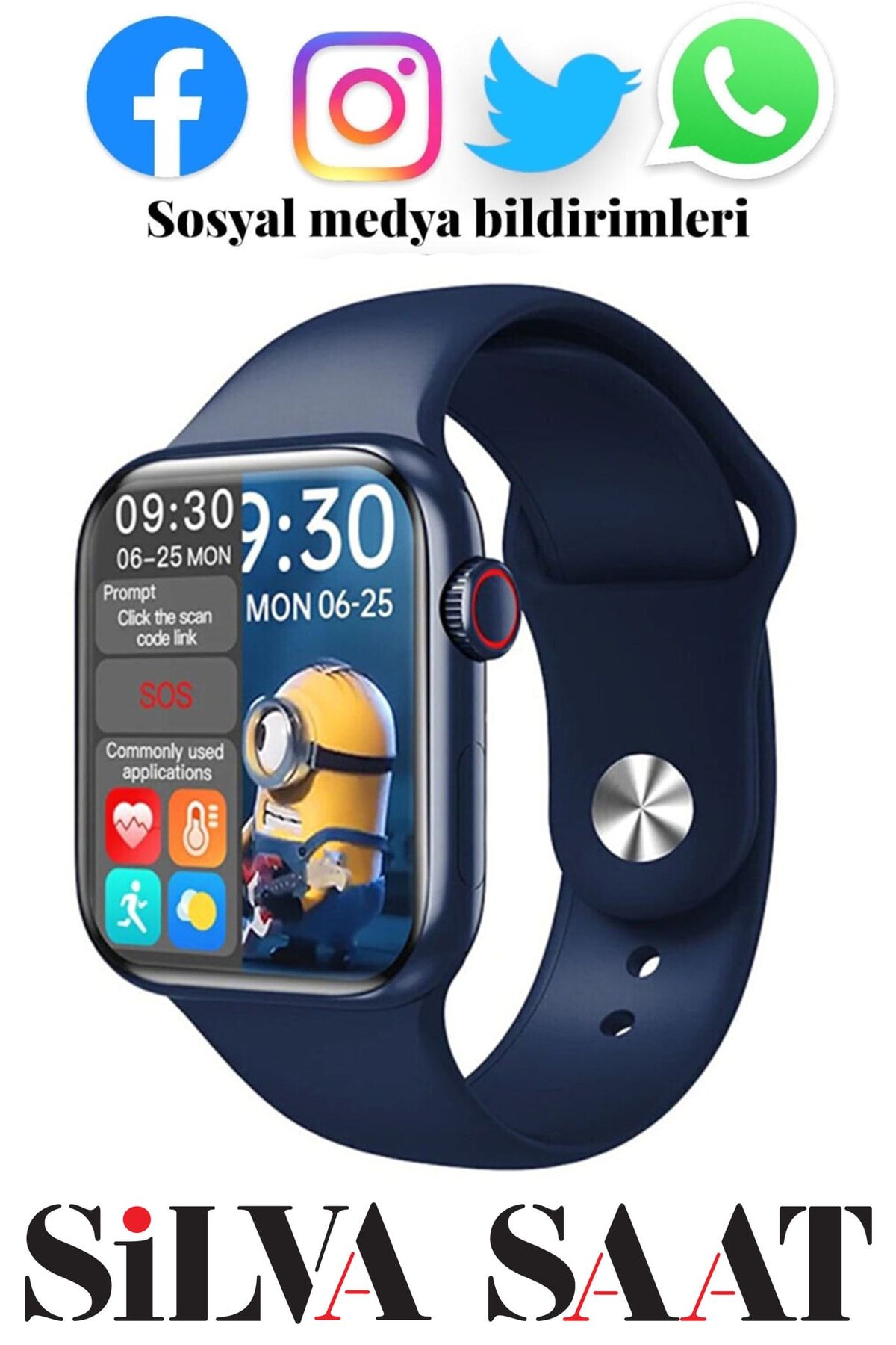 TECHNOMEN Watch7 Hw16 Premium Series Son Sürüm Akıllı Saat Smartwatch Ip67 Suya Dayanıklı Ios Android Uyumlu