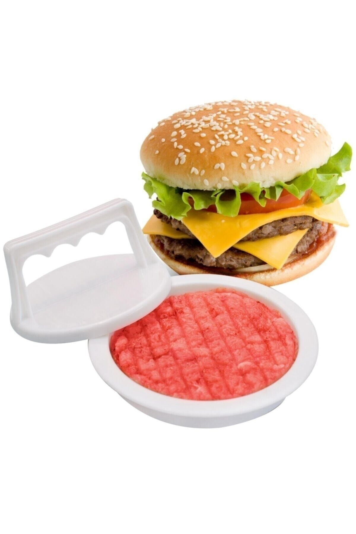 KASVA Plastlife Hamburger Köfte Kalıbı Köfte Presi Şekillendirici Burger Press Pratik Köfte Yapma Aparatı