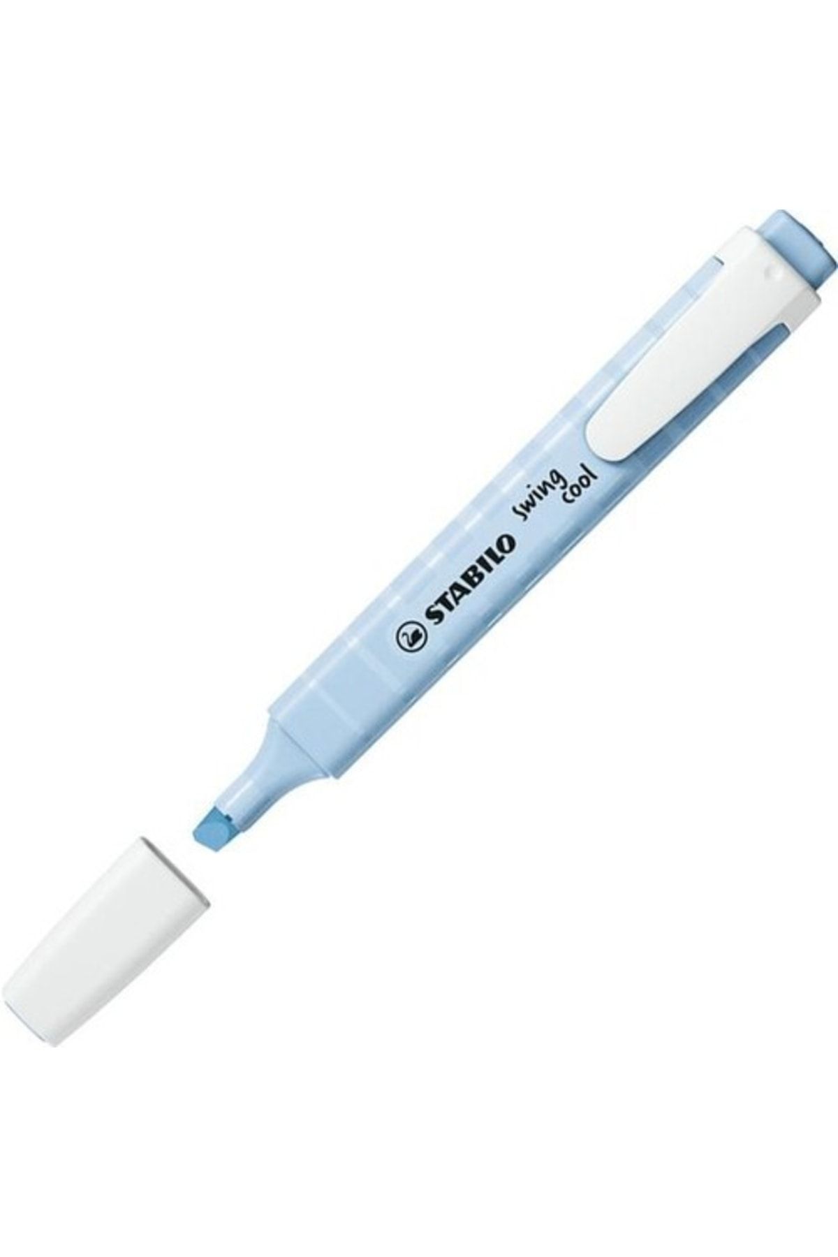 Stabilo Fosforlu Kalem (işaret Kalemi) Swing Cool 1-4 Mm Kesik Uç Pastel Esintili Mavi 275/112-8 (10