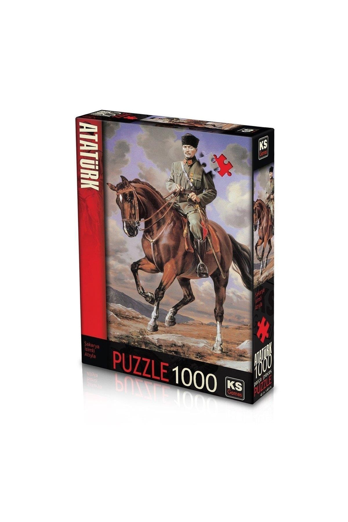 Ks Games 11131 Mustafa Kemal Atatürk Sakarya Adlı Atıyla, 1000 Parça Puzzle