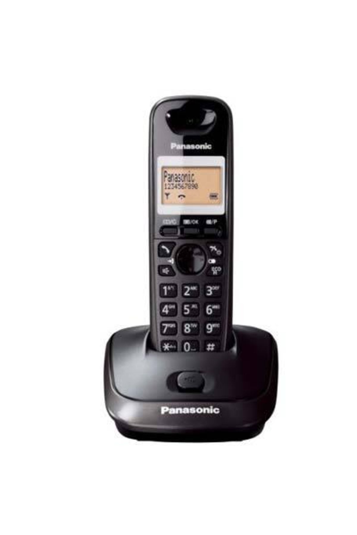 Panasonic Telsiz Telefon Ev Ofis Ledli Büyük Ekran  Siyah