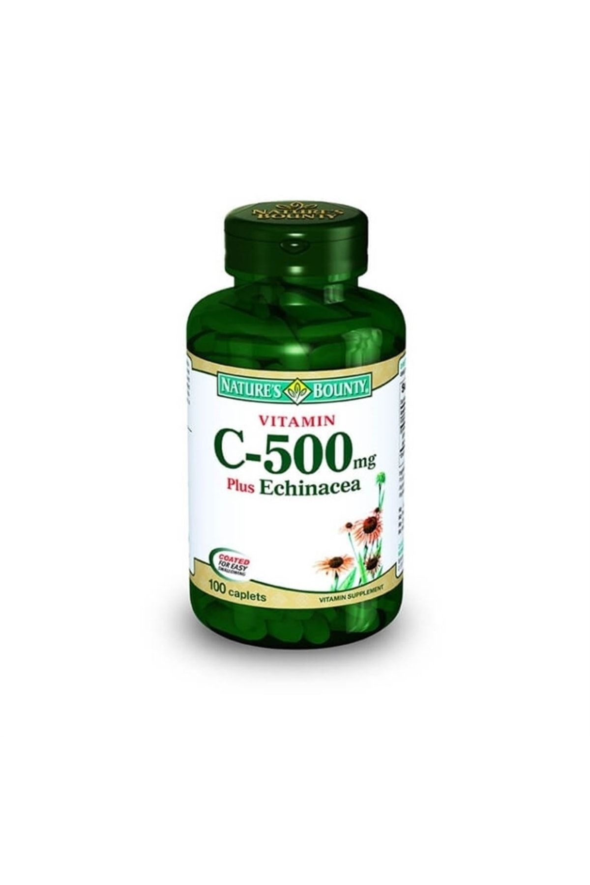 Natures Bounty Vitamin C Plus Echinacea 500 Mg 100 Kapsül (nby101)
