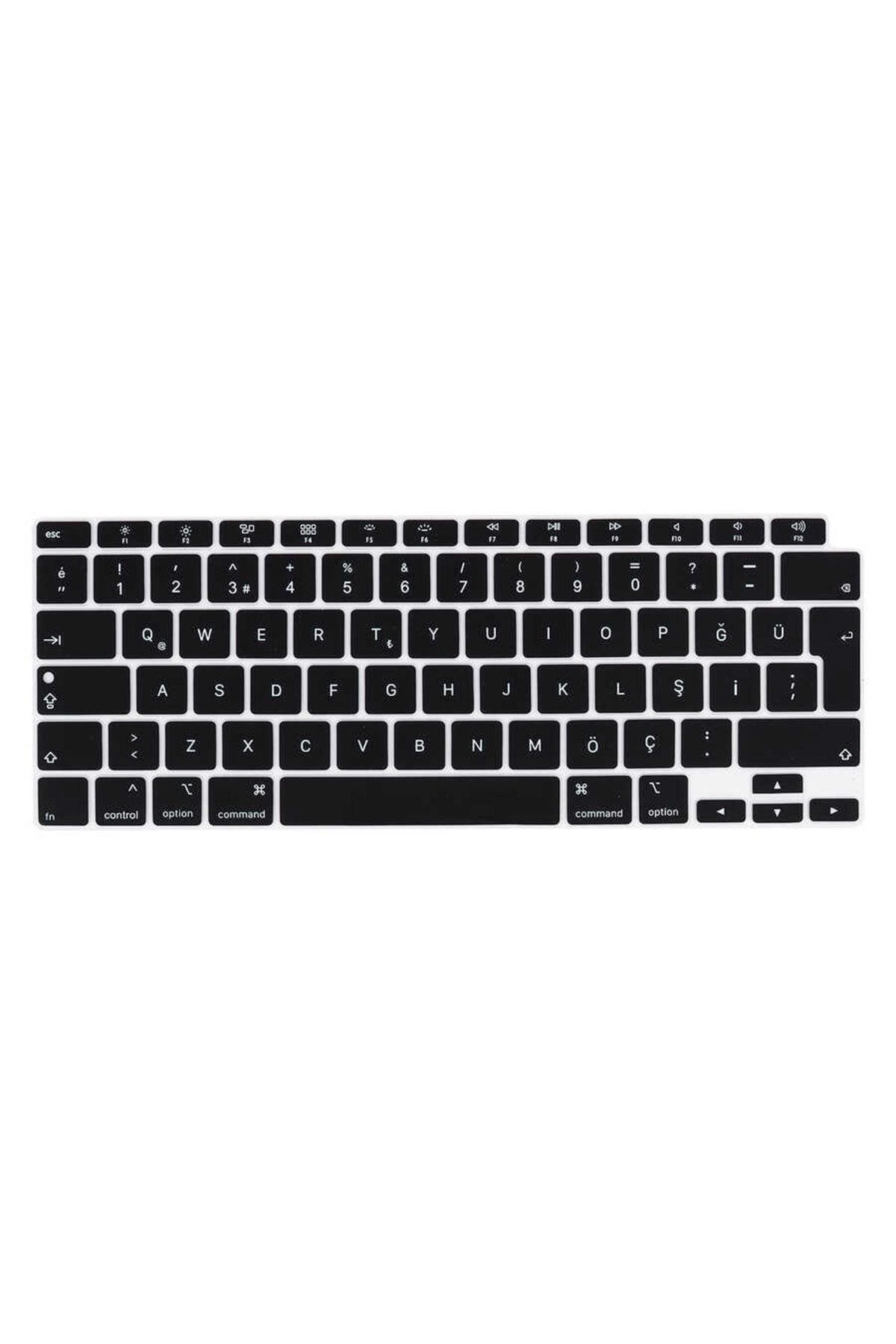 UnDePlus Macbook Air 13.3' M1 A2179 Uyumlu Q Klavye Koruyucu Silikon Ped