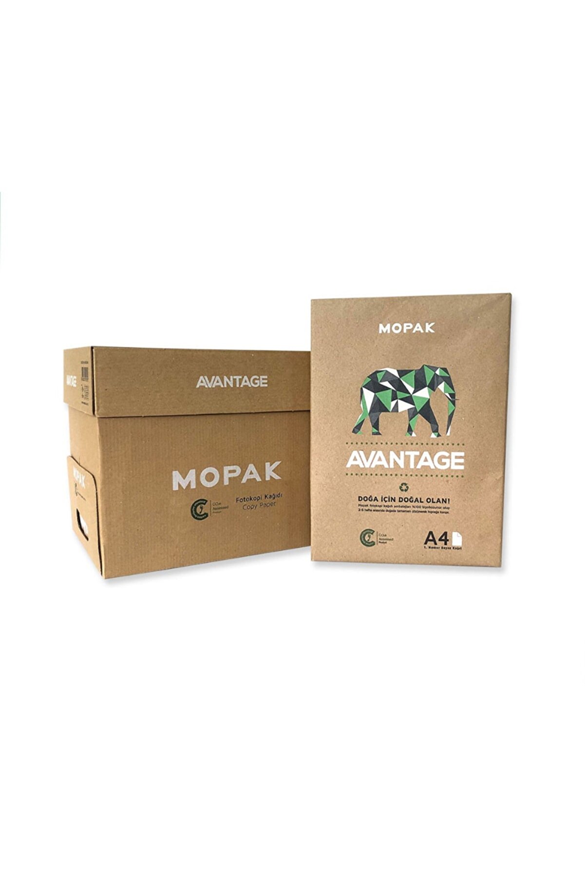 Mopak Avantage Ofis A4 Fotokopi Kağıdı 1 Koli 5 Paket