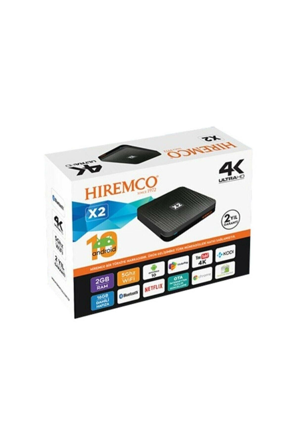 Hiremco Androıd Tv Box 4k - X2 ( Android 10 ) nitro x3