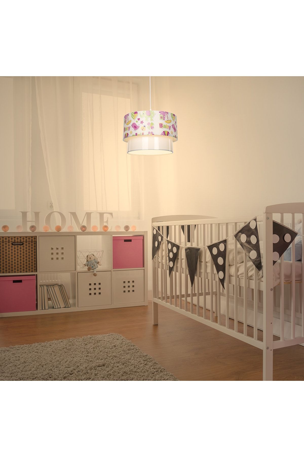 glorıa Rıver Sarkıt - Pembe Baby Bebek / Çocuk Oda Aydınlatma