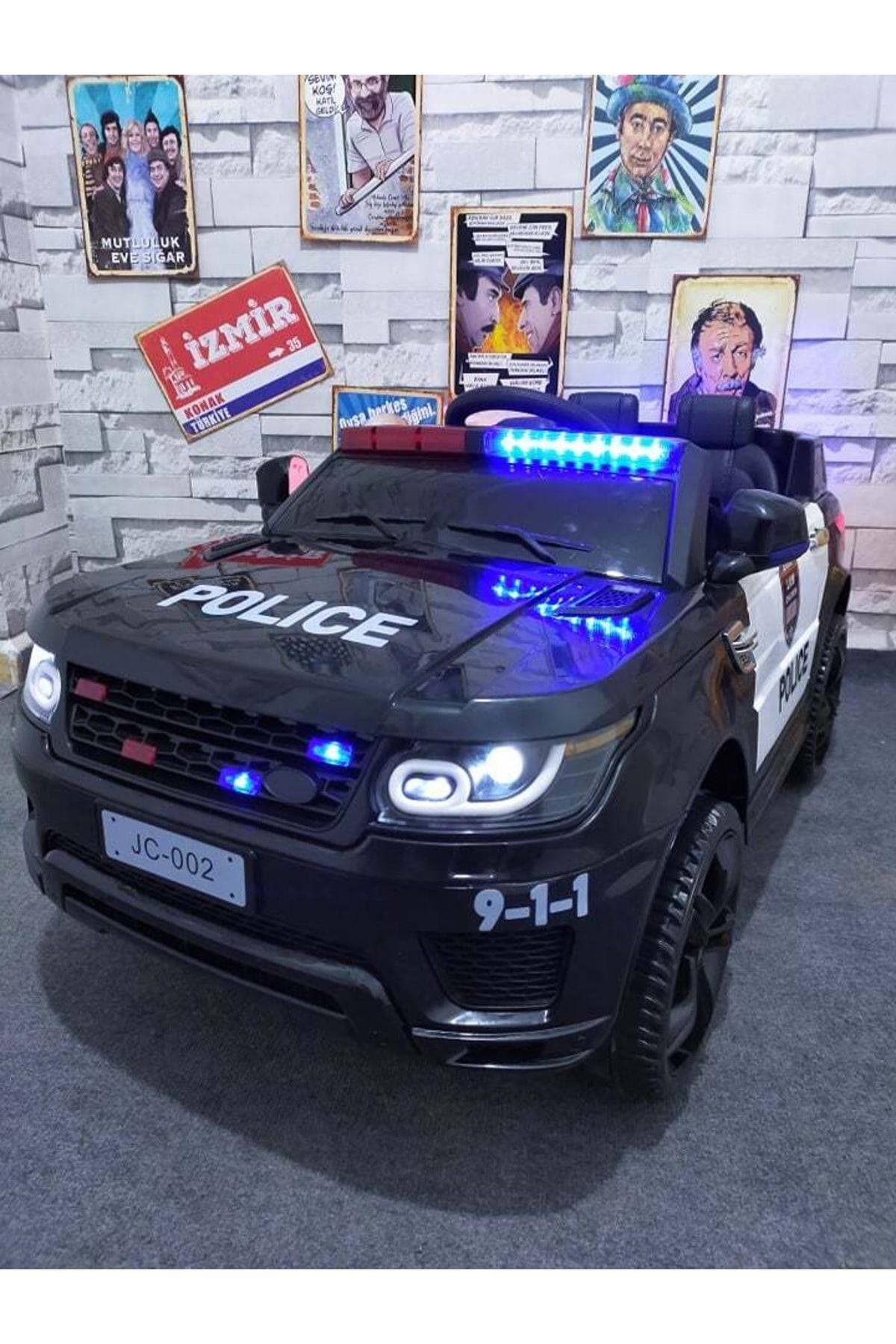 SUATESÇOCUKOTOGALERİSİ Rover Sport Polis Arabası Sirenli Model ( Sadece Beyaz Renk Yollanır ) 2023