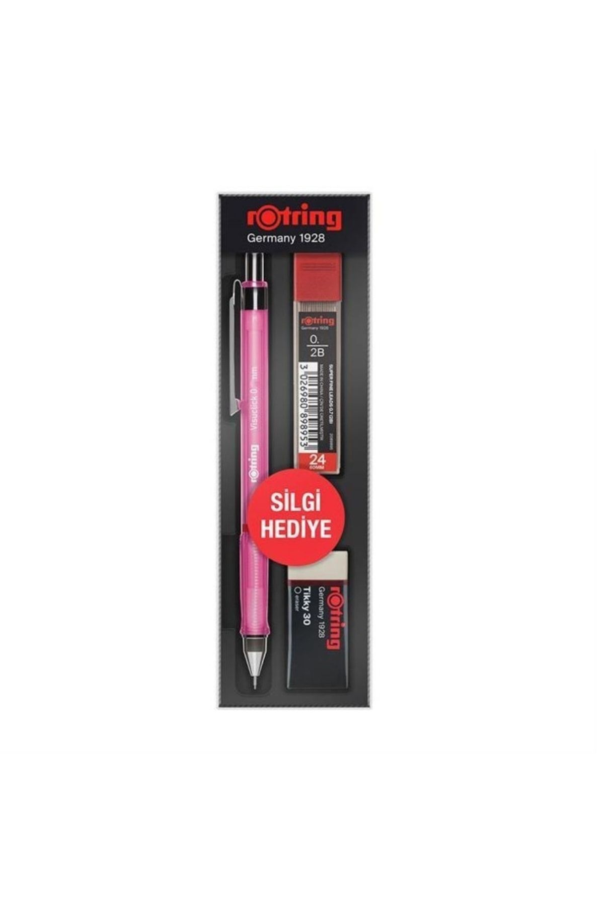 Rotring Visuclick Versatil Uçlu Kalem Okul Seti 0.7 Mm Pembe