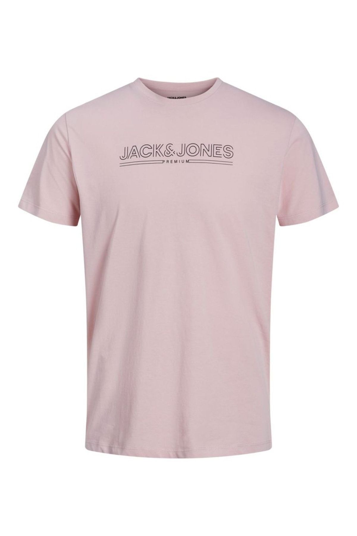 Jack & Jones Jprblablooster Erkek Baskılı Tişört 12214517 Pembe