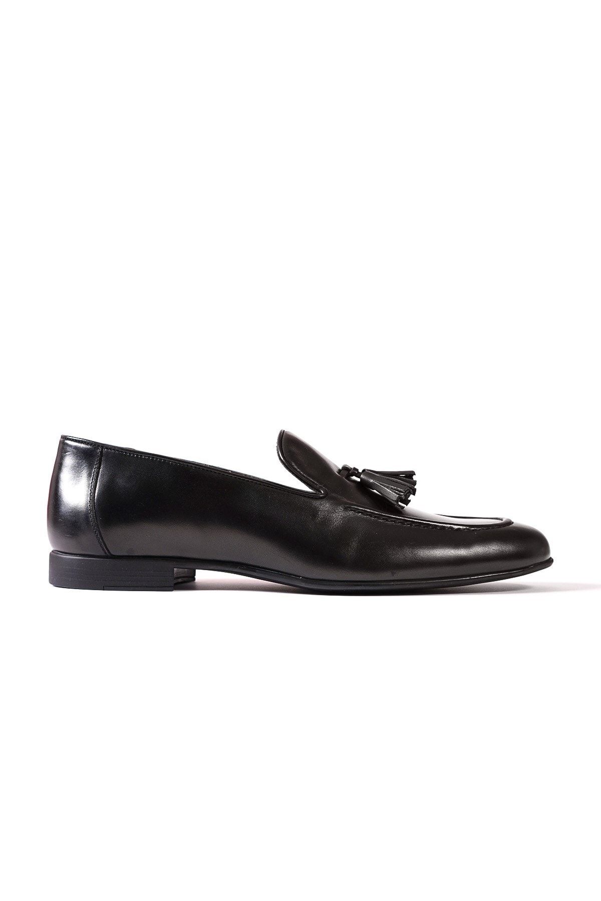 VATANSAN Seranad Siyah Deri Klasik Erkek Ayakkabı