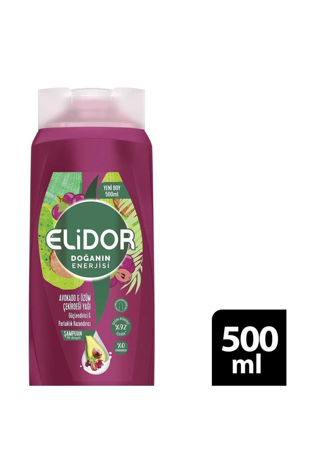 Elidor Şampuan Avokado&üzüm Çekirdeği Yağı 500 Ml