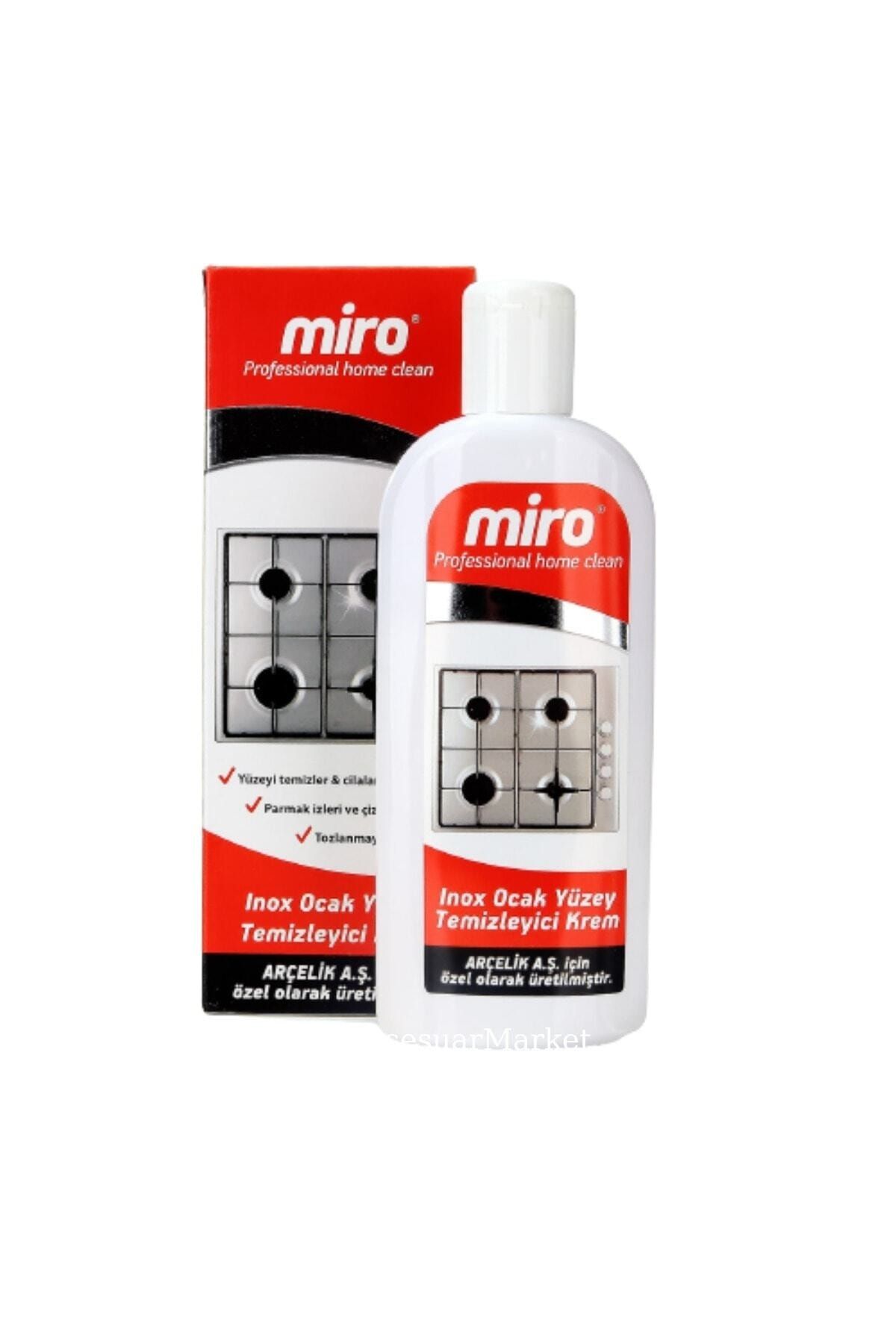Quick&Shine Miro Inox Ocak Yüzey Temizleyici Krem 235 Ml