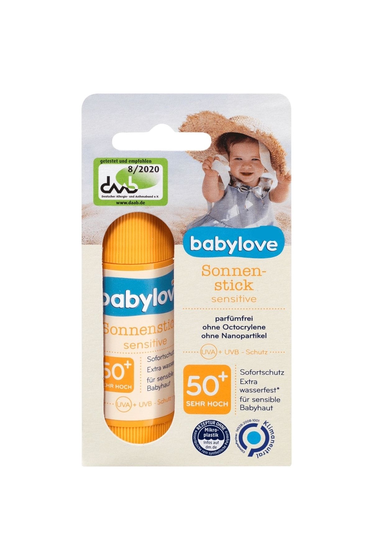 Babylove En Iyi Alman Bebek Çocuk Güneş Stick Güneş Kremi Spf50 Uva Uvb Yüksek Koruma