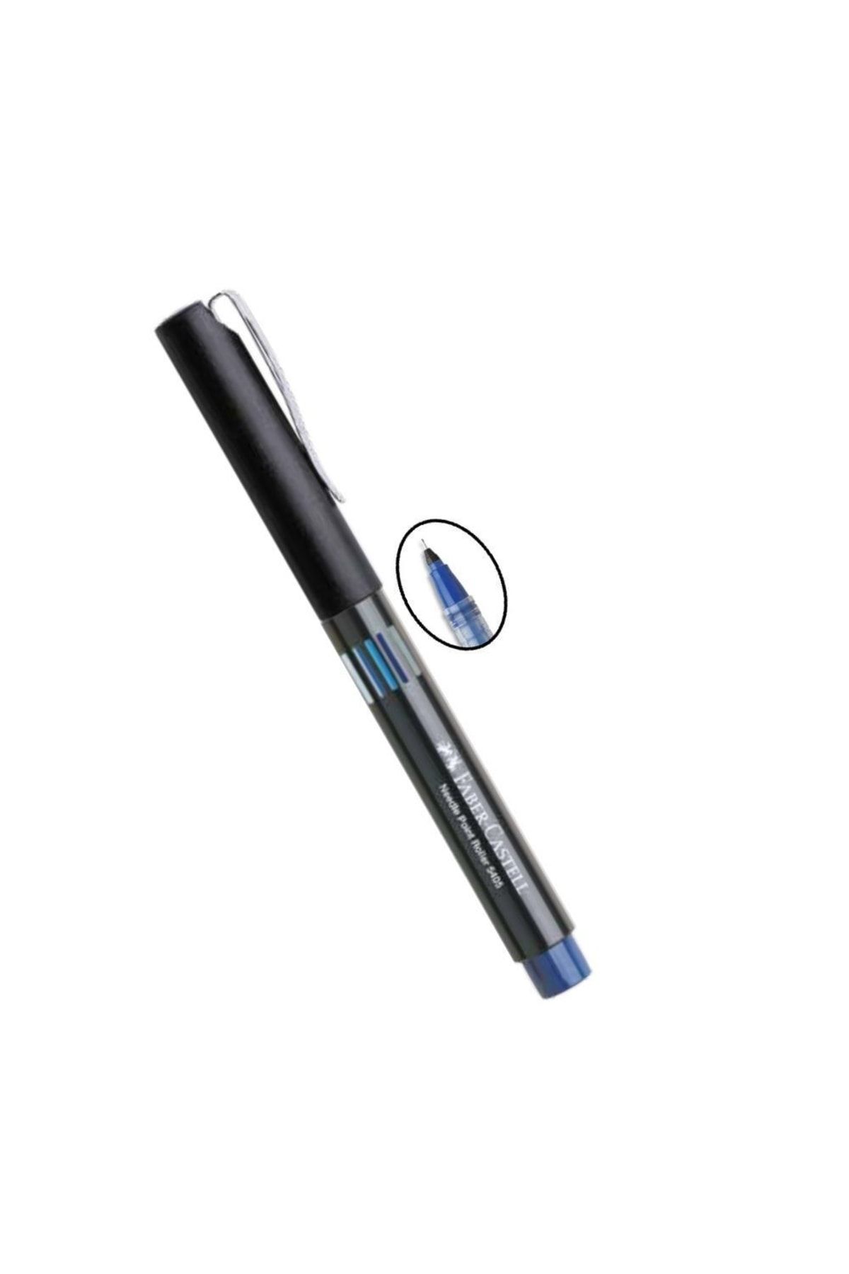 Faber Castell Mavi Pilot Kalem Iğne Uçlu 0.5 Needle Point Roller 1 Adet 0,5 Uçlu Pilot Kalem Mavi 1.