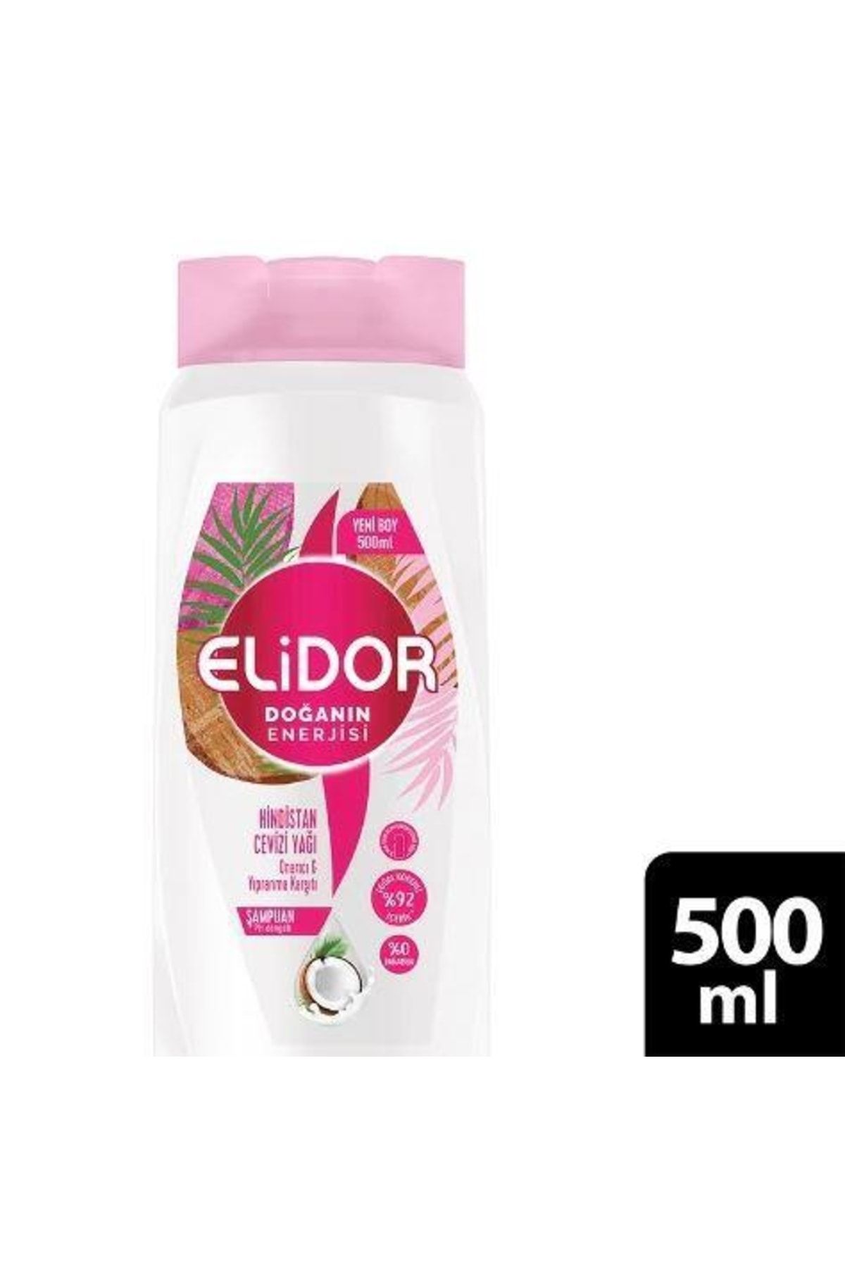Elidor Şampuan Hindistan Cevizi Yağı Onarıcı&yıpranma Karşıtı 500 Ml