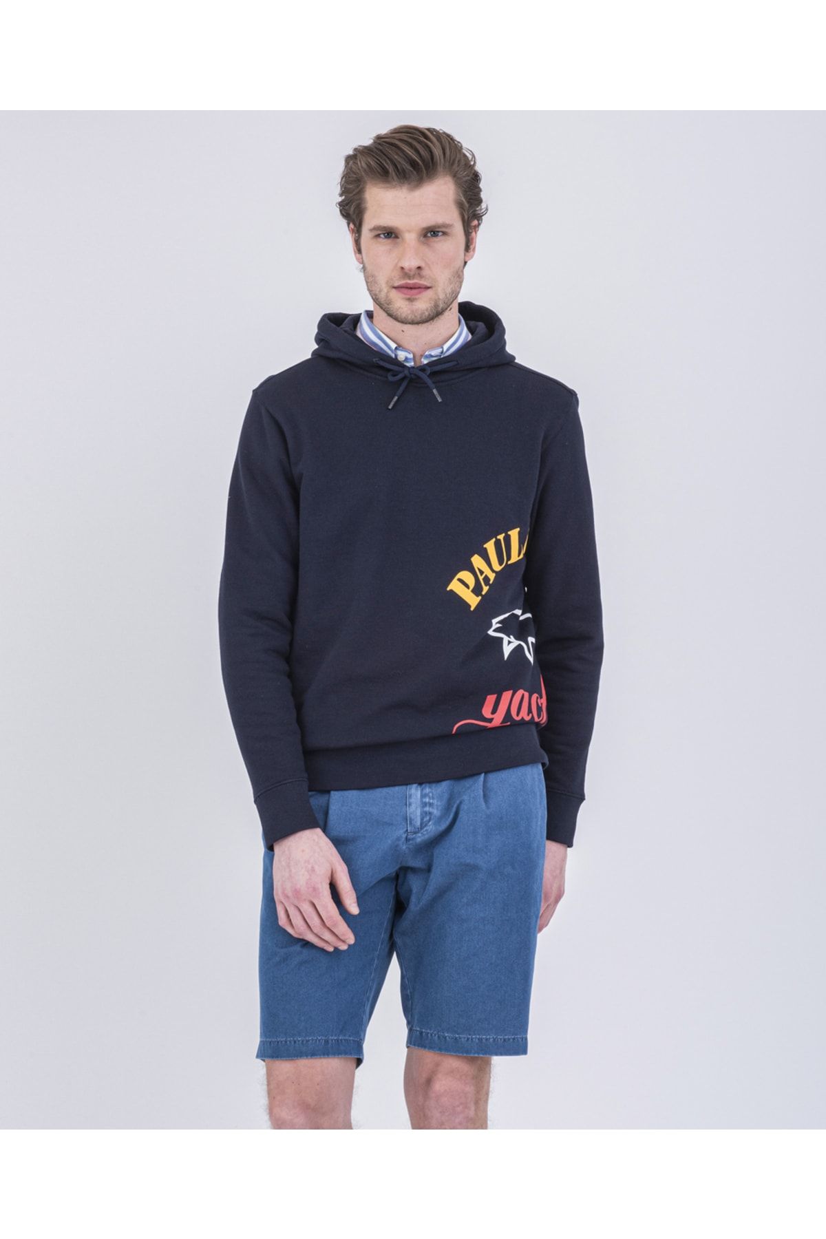 Paul&Shark Men's Hooded Sweatshırt