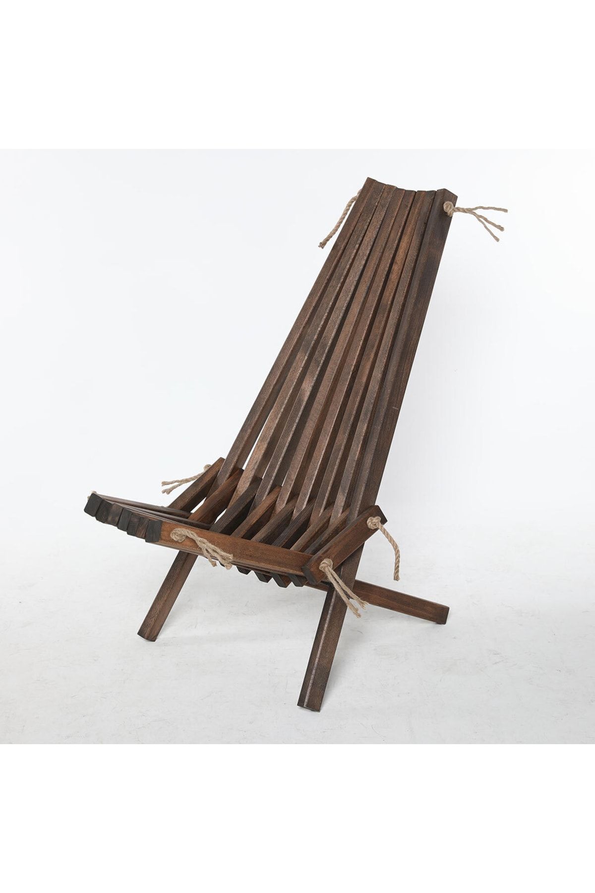 WoodenWorker Katlanır Ahşap Sandalye Relax Chair Terapi Sandalyesi