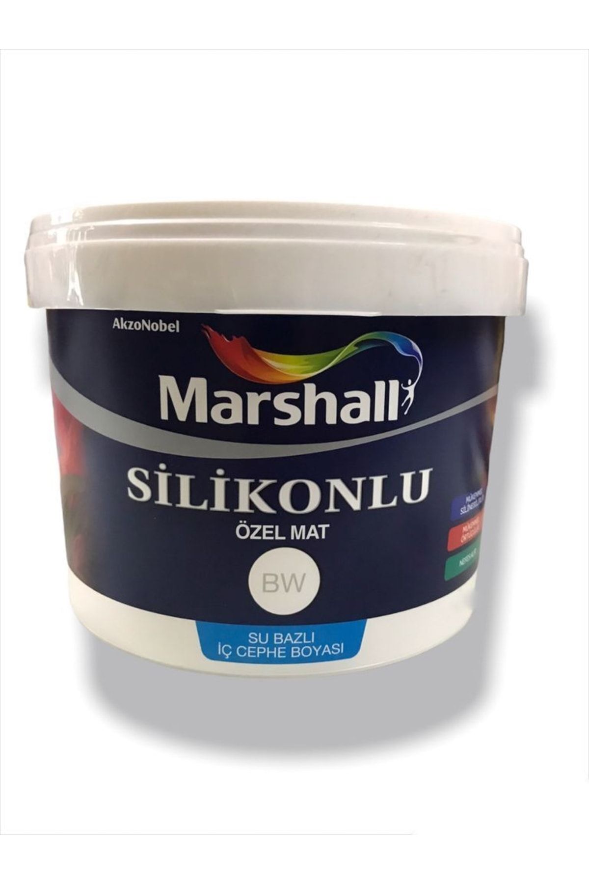 Marshall Silikonlu Özel Mat Tam Silinebilir Iç Cephe Duvar Boyası - 15 Lt. (20 KG) - Badem Ezmesi Rengi