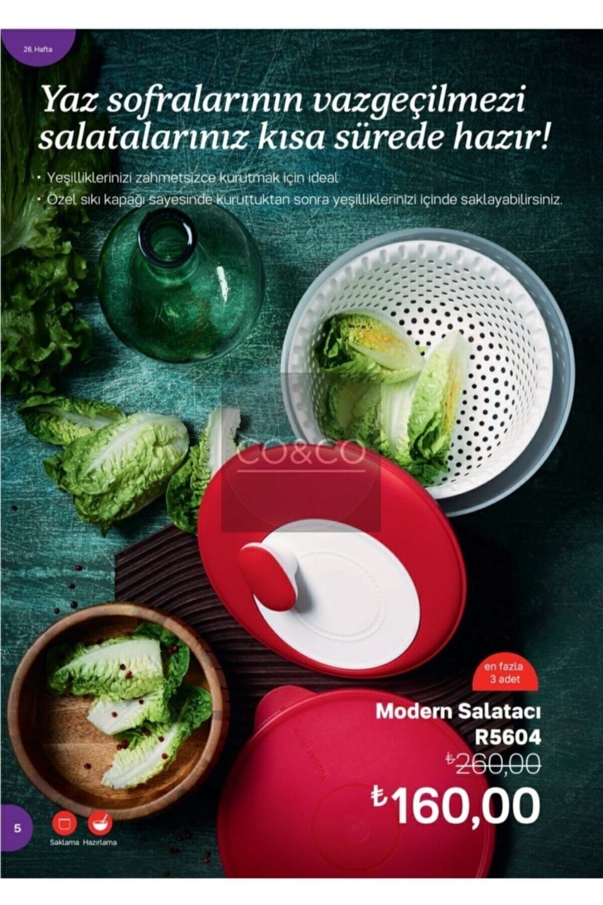 Tupperware Modern Salatacı