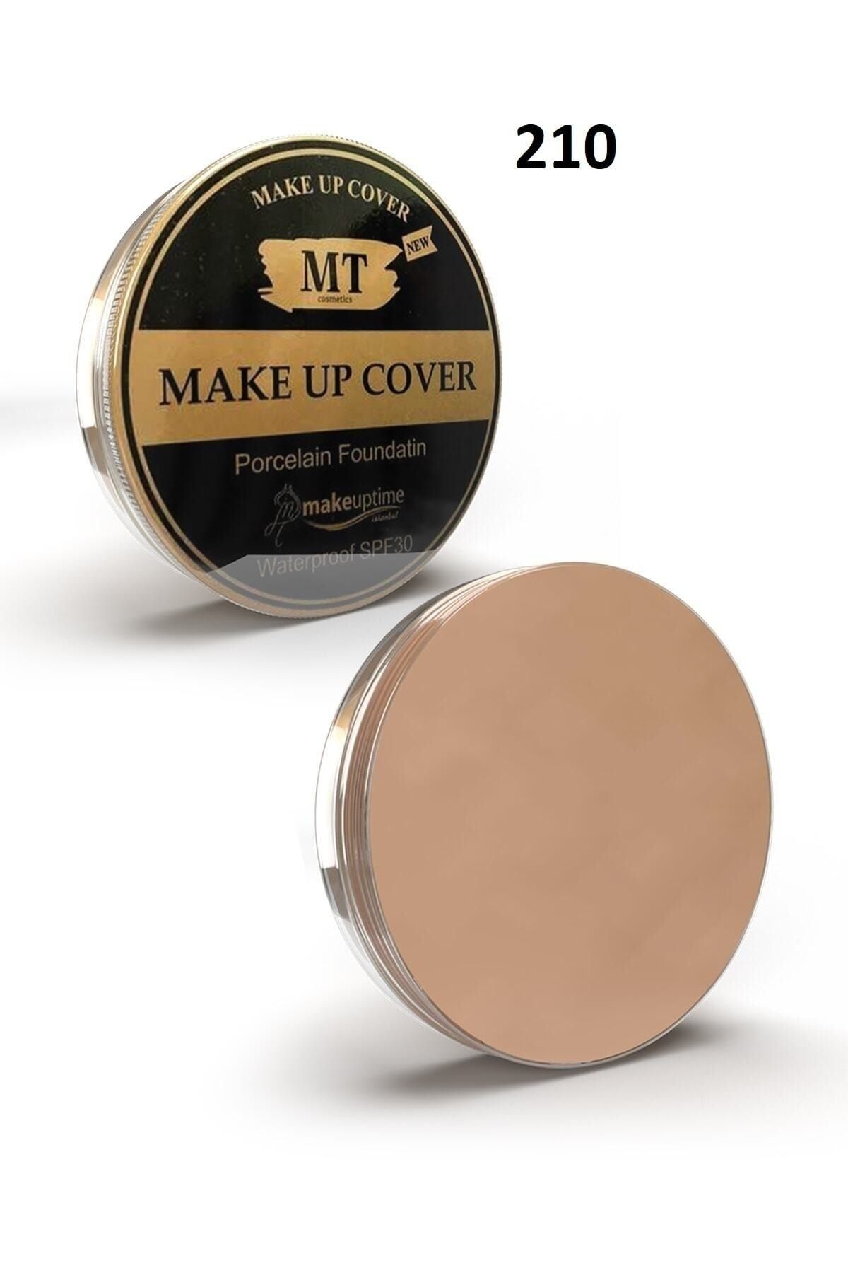 MT Porselen Fondöten Make-up Cover (210) (kaşık Fırça Hediye)