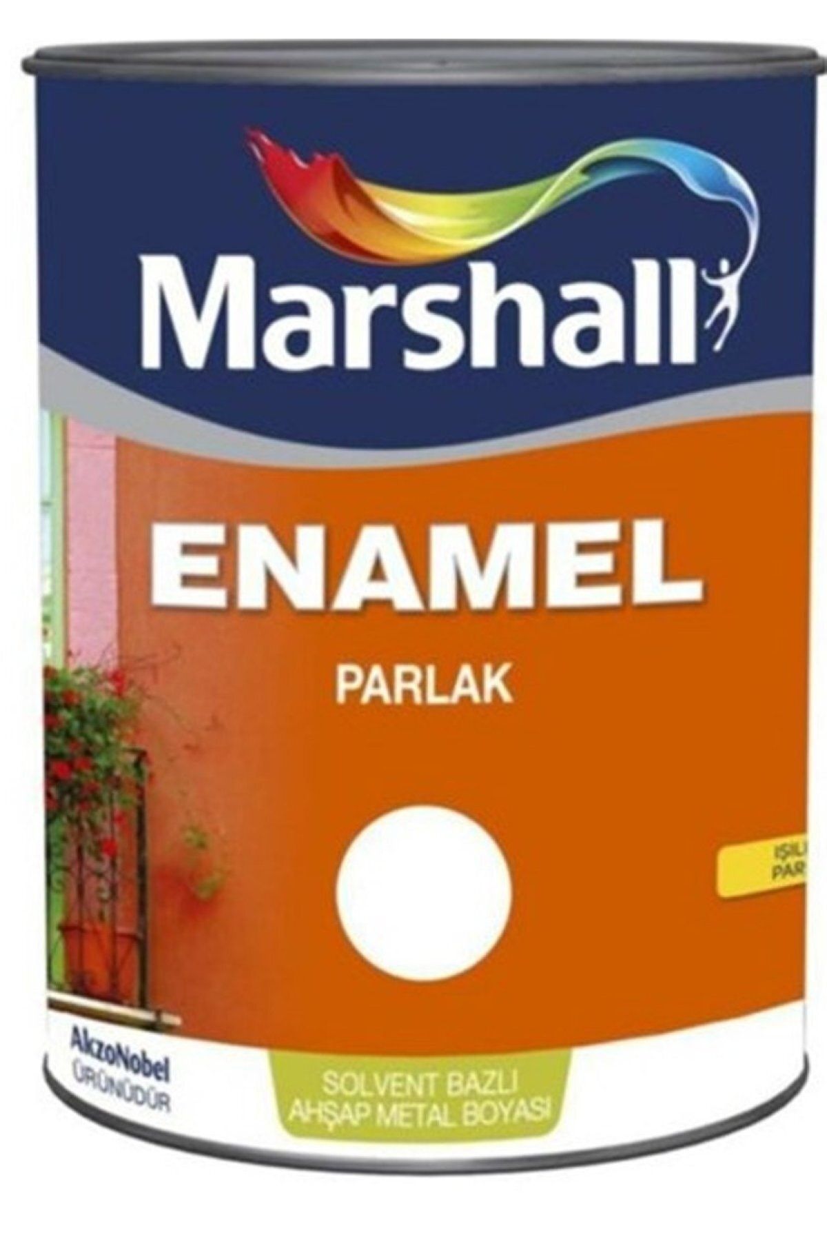 Marshall Enamel Parlak Ahşap ve Metal Boyası 2,5 litre (Sütlü Kahve)