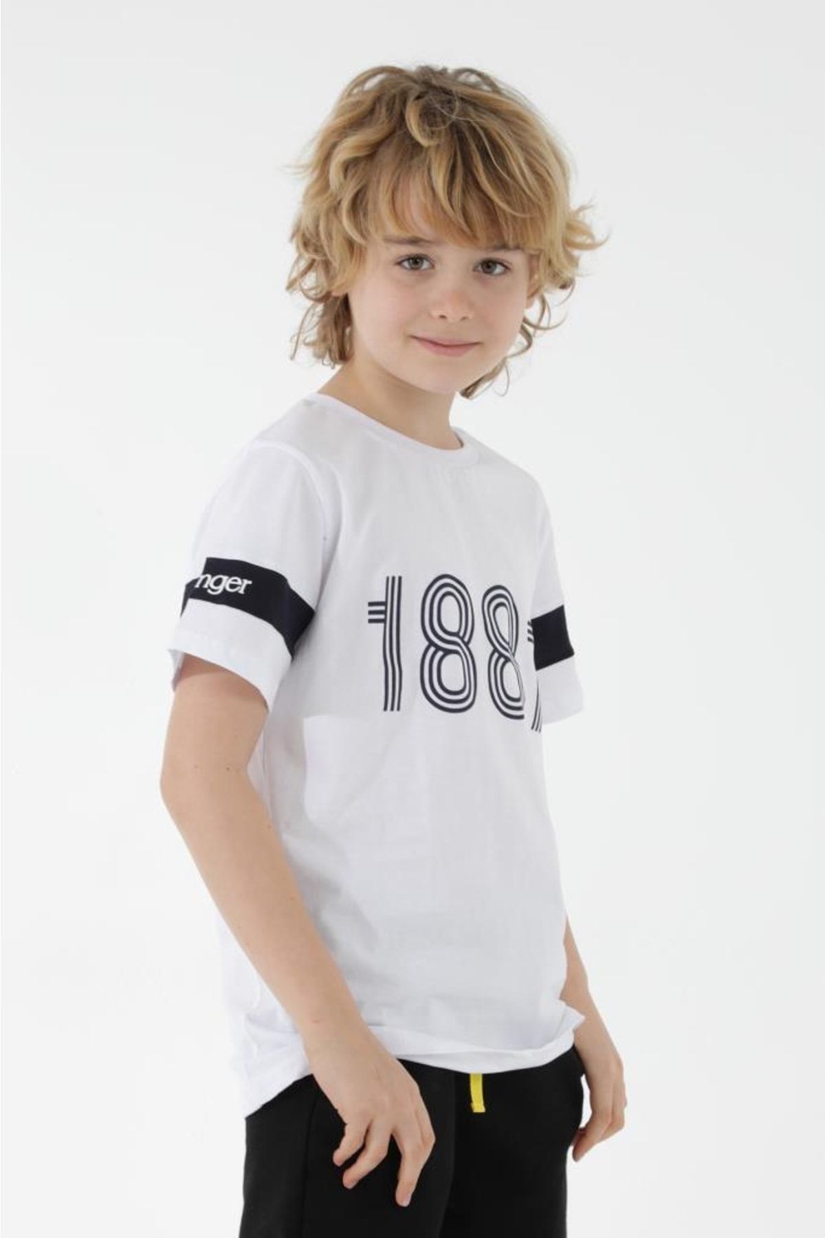Slazenger Erkek Çocuk Tişört Beyaz T-shirt St12tc248-000