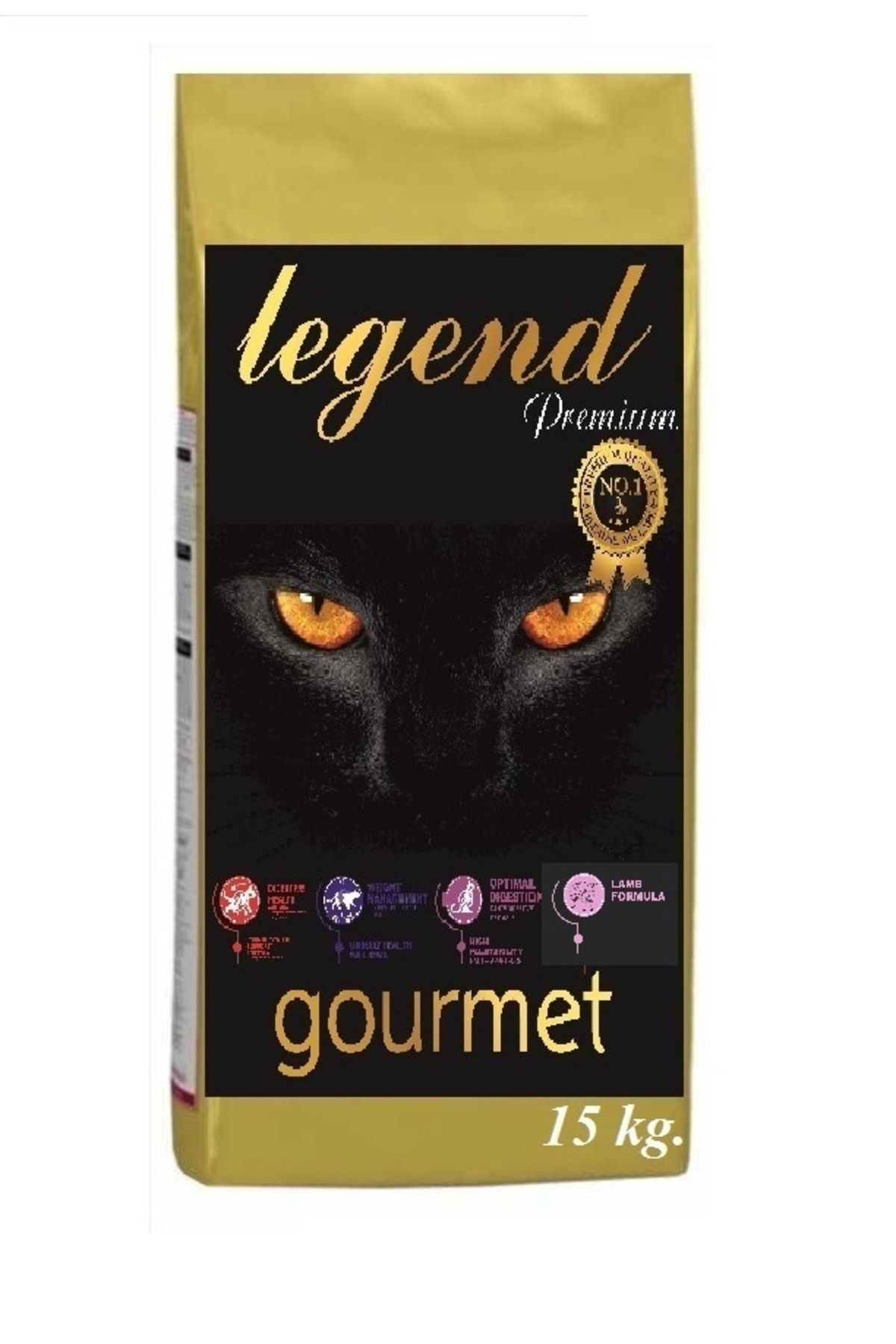 Legend Premium Legend Gold Gourmet Düşük Tahıllı Kuzu Etli Yetişkin Kedi Maması 15 kg