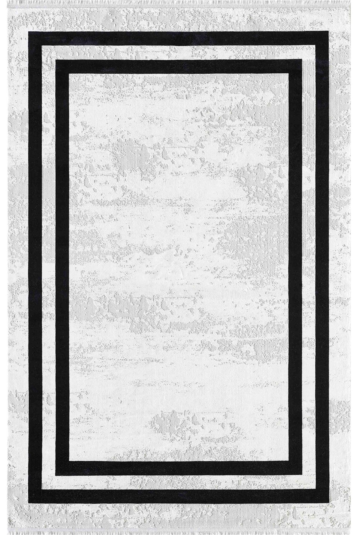 Pierre Cardin Monet Mt20b Gri Siyah Modern Makine Halısı