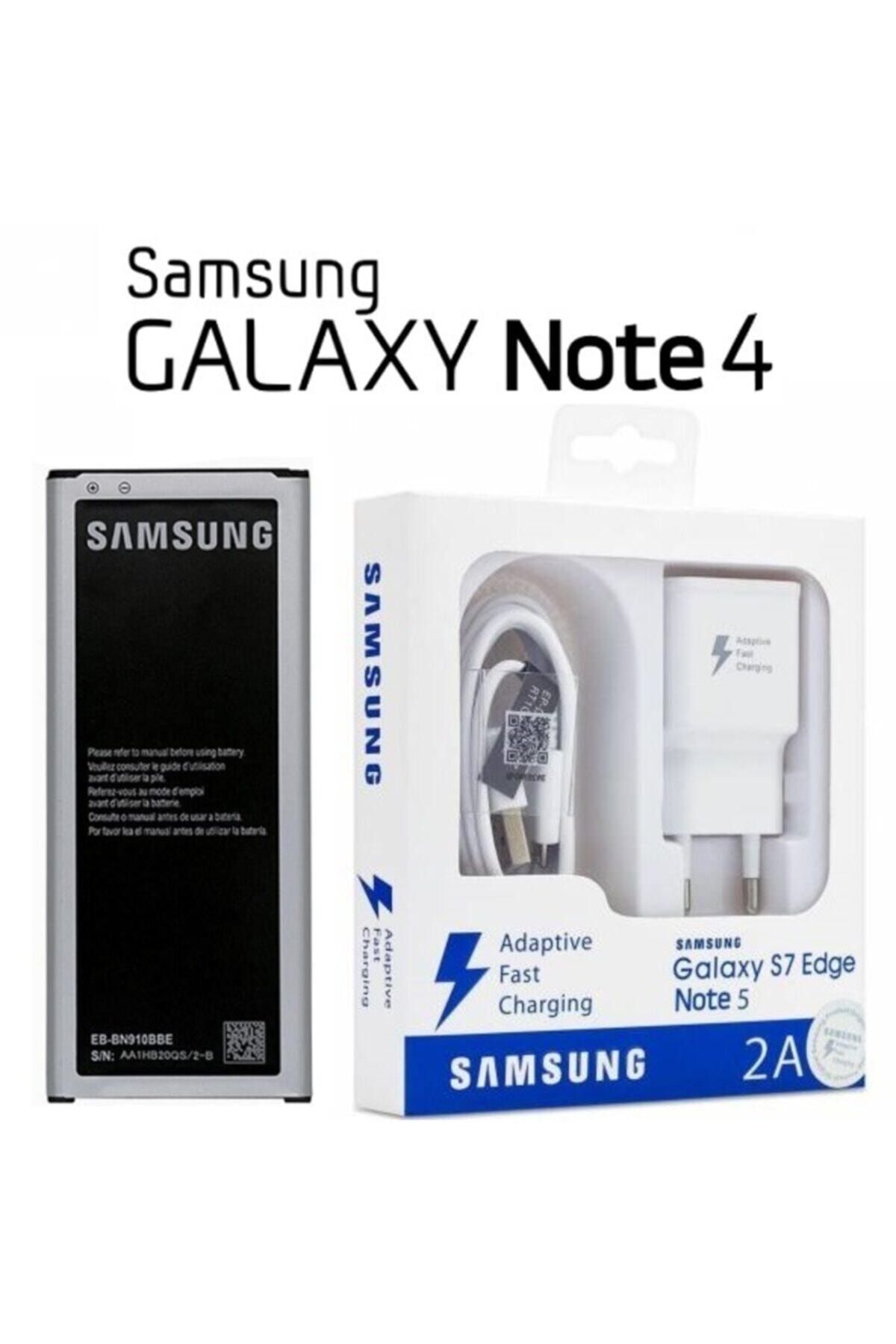 Galaxy Samsung Note 4 Batarya Pil Eb-bn910f + Şarj Cihazı Ve Şarj Kablosu