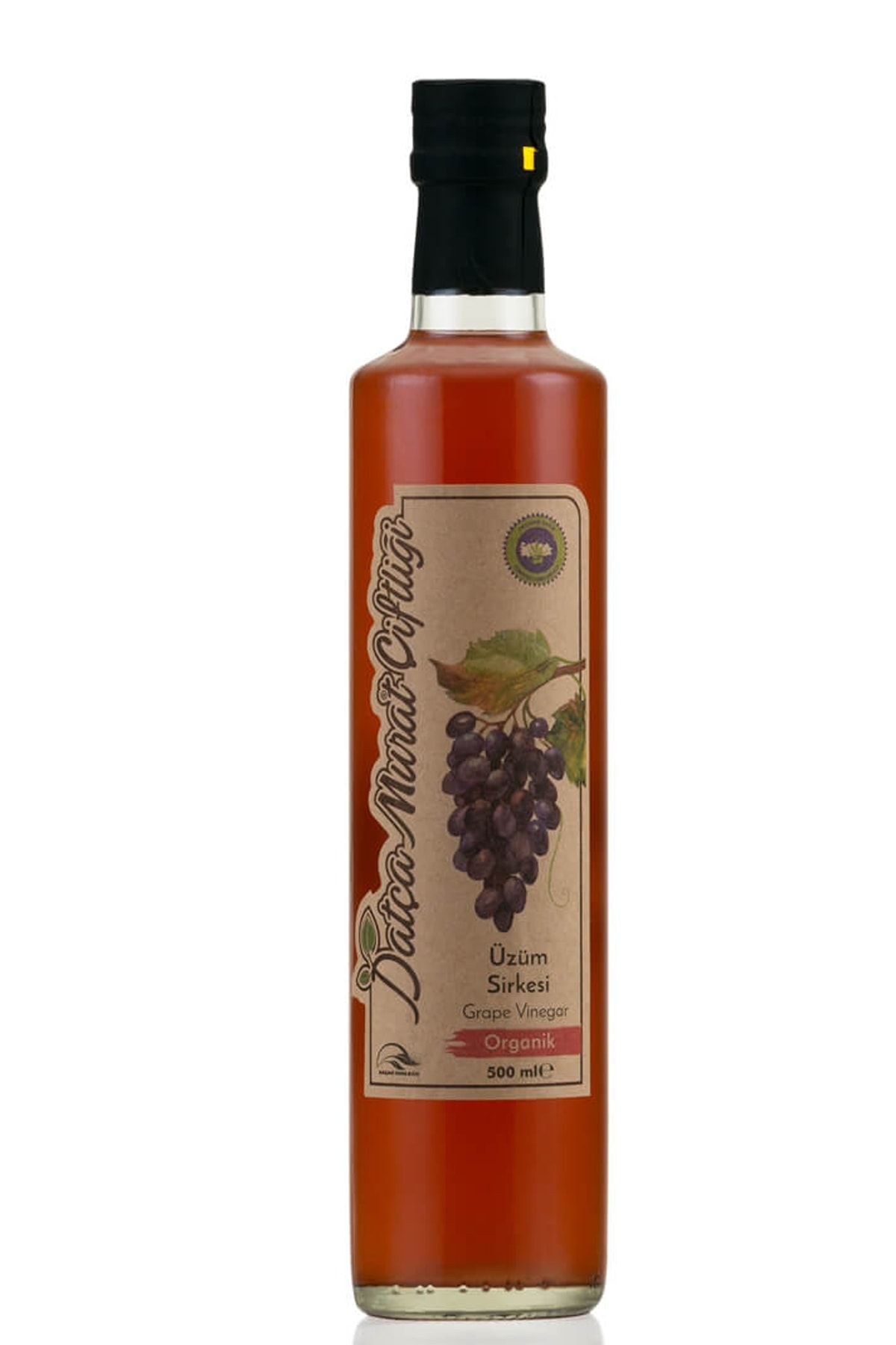 Datça Murat Çiftliği Organik Üzüm Sirkesi 500 ml Grape Vinegar