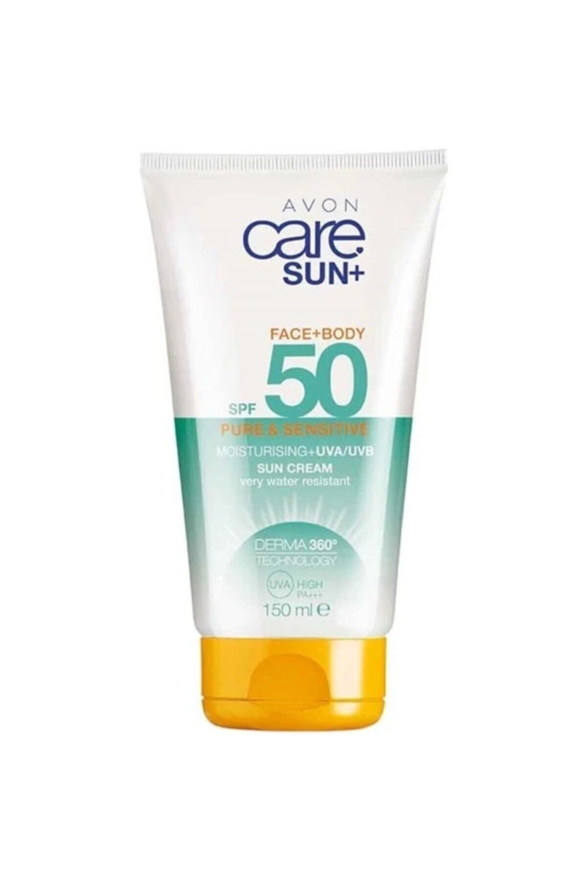 Avon Care Sun+ Pure & Sensitive Face+body Güneş Kremi 150ml