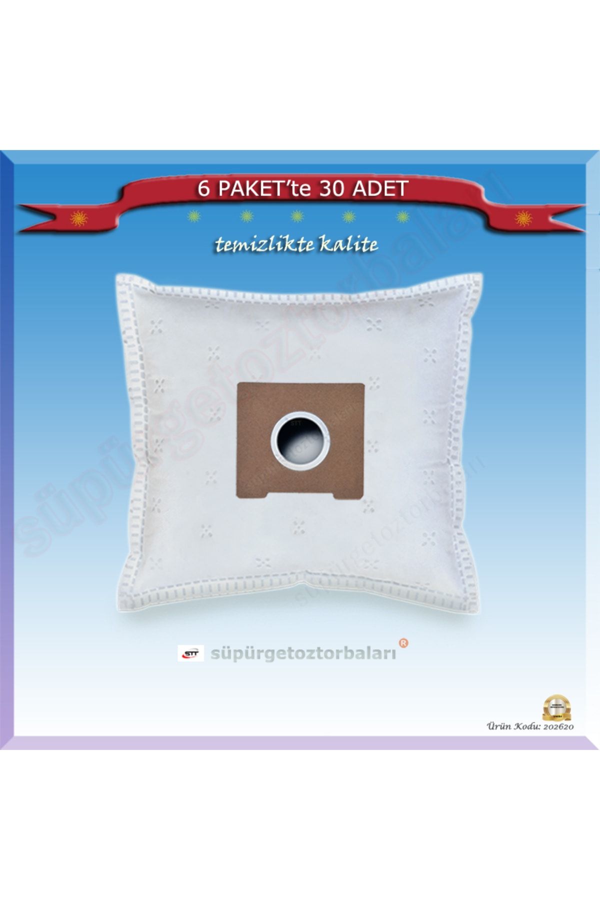 Arçelik Tt 970 Süpürge Toz Torbası 6 Pakette 30 Adet