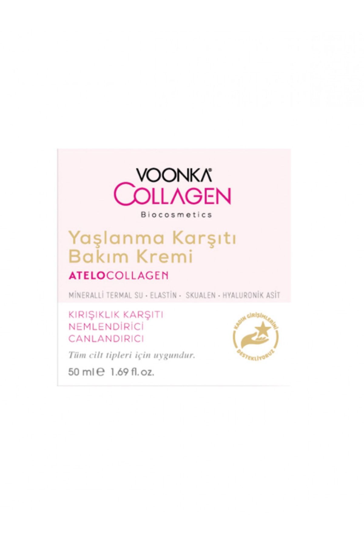 Voonka Collagen Yaşlanma Karşıtı Bakım Kremi 50 Ml
