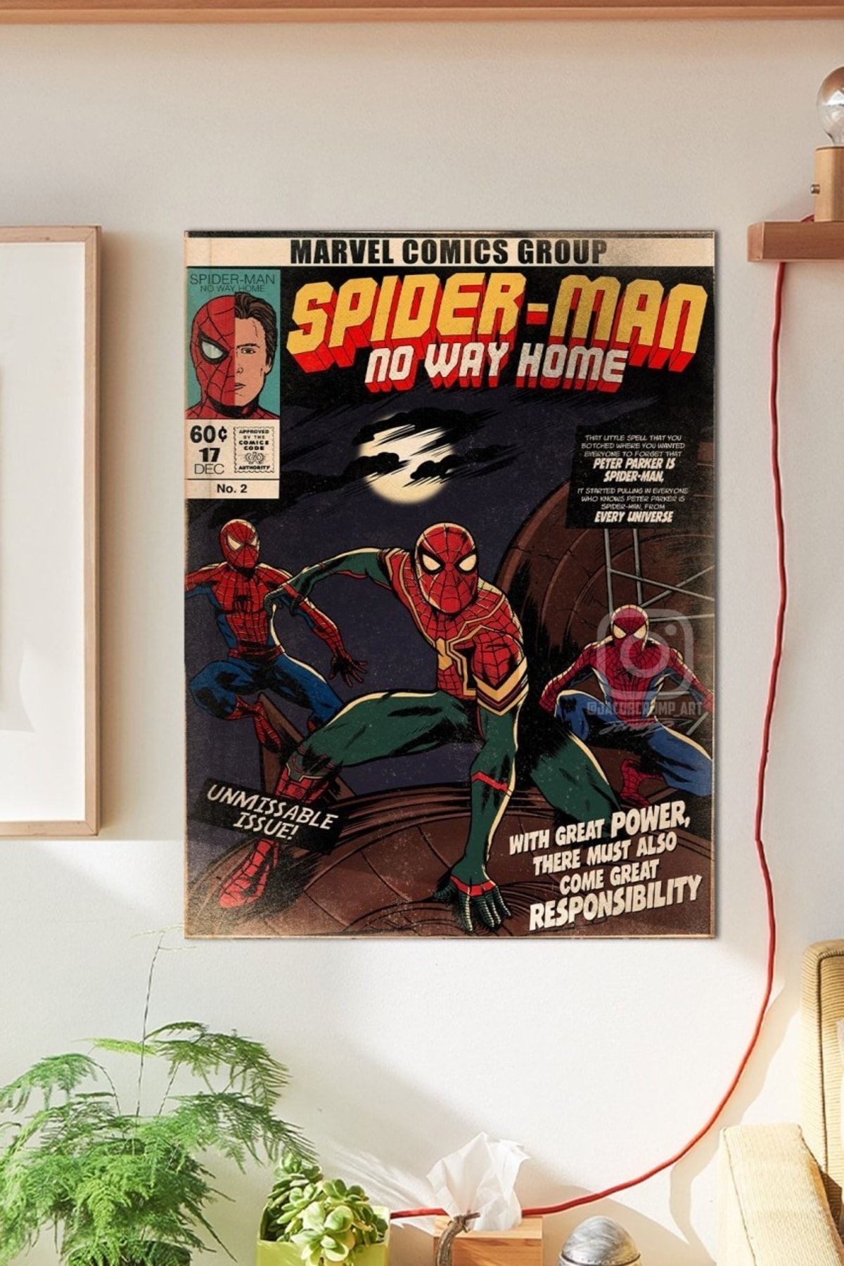 bukashops Spiderman Duvar Posteri Büyük Boy 45x30 Cm