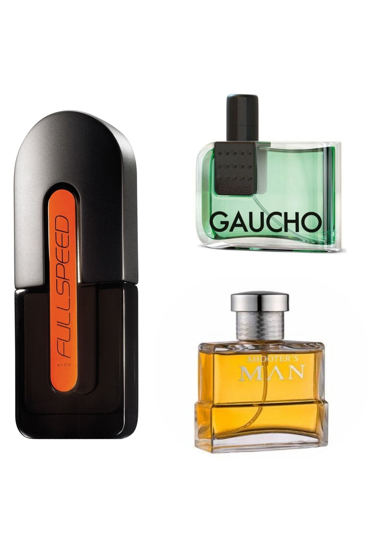 Avon Full Speed 75ml+shooters Man 100ml+gaucho 100ml Edp Erkek Parfüm