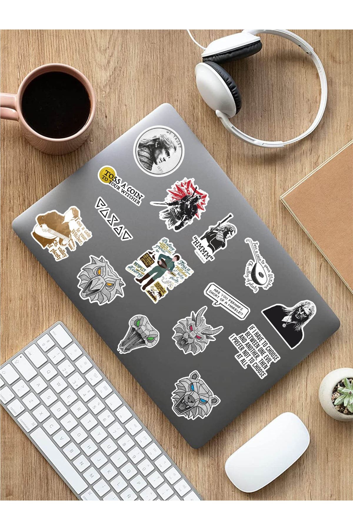 AR Sticker - The Witcher Laptop Notebook Tablet Sticker Set 2