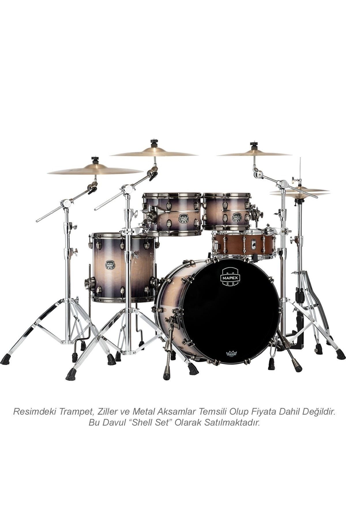 Mapex Saturn Evo Akustik Davul (20-10-12-14ft) Se504xmbpz