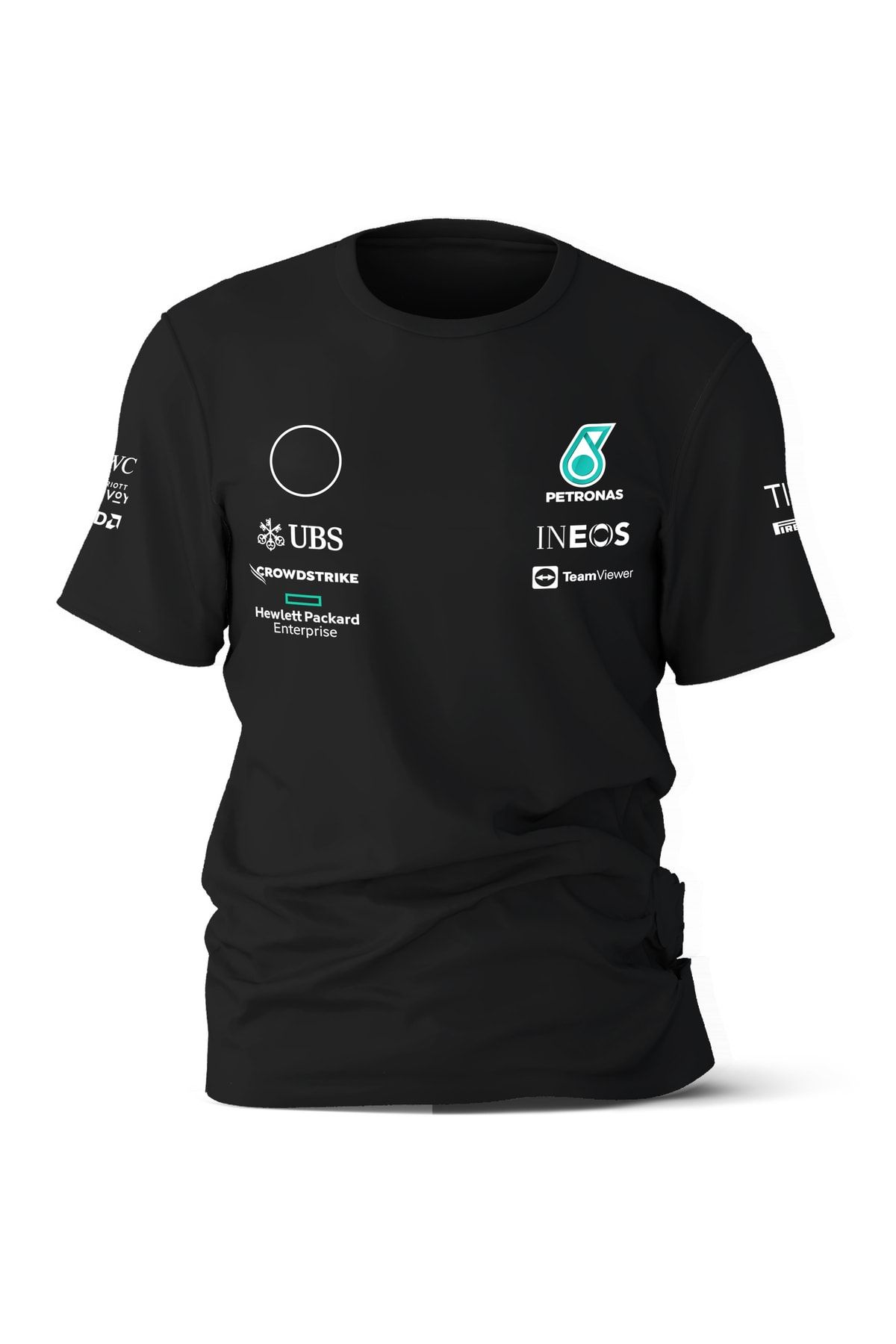 FANBOX SHOP Petronas F1 Team 2022 Siyah Tshirt