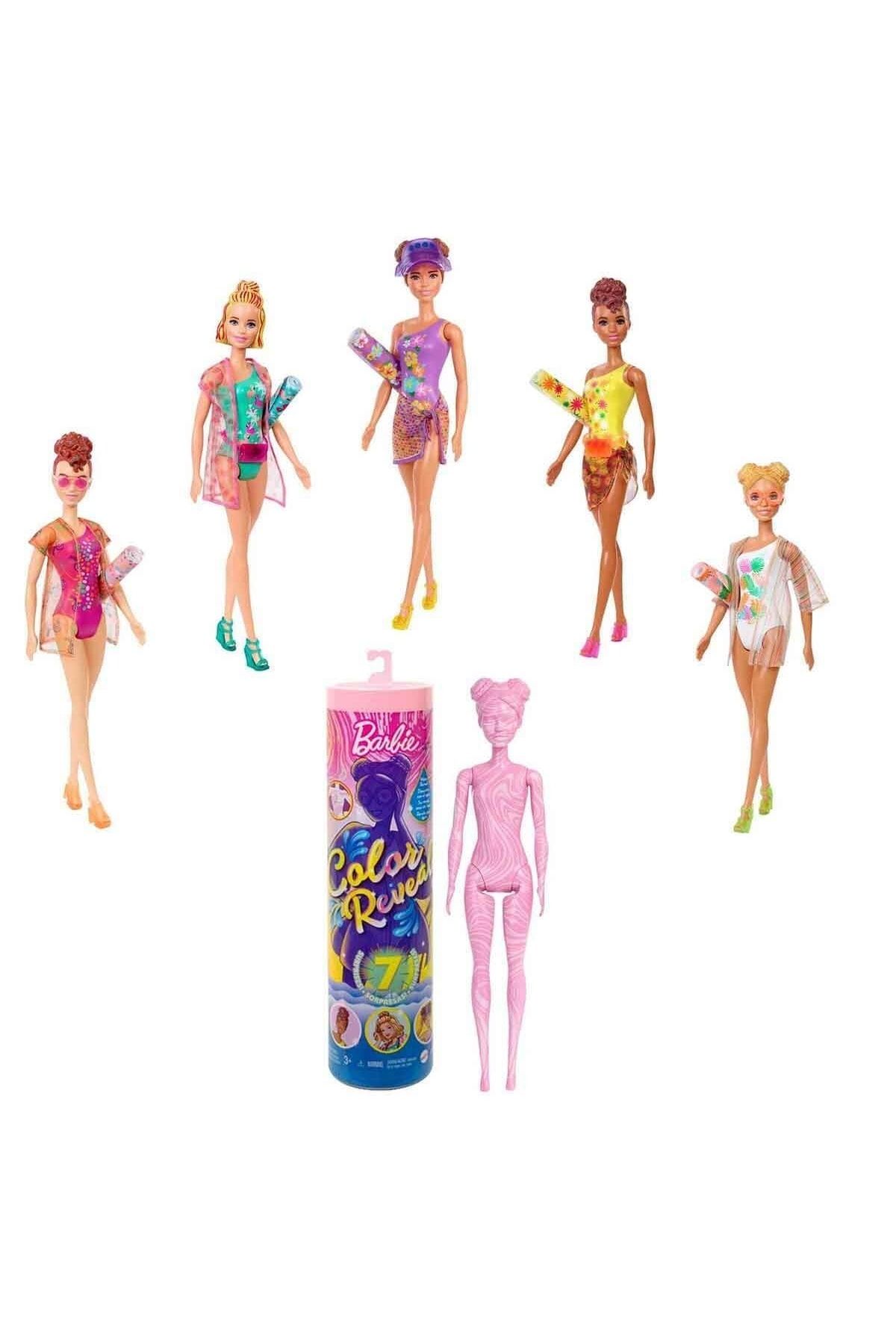Barbie Color Reveal Renk Değiştiren Sürpriz Kum Ve Güneş Serisi S3 Gwc57