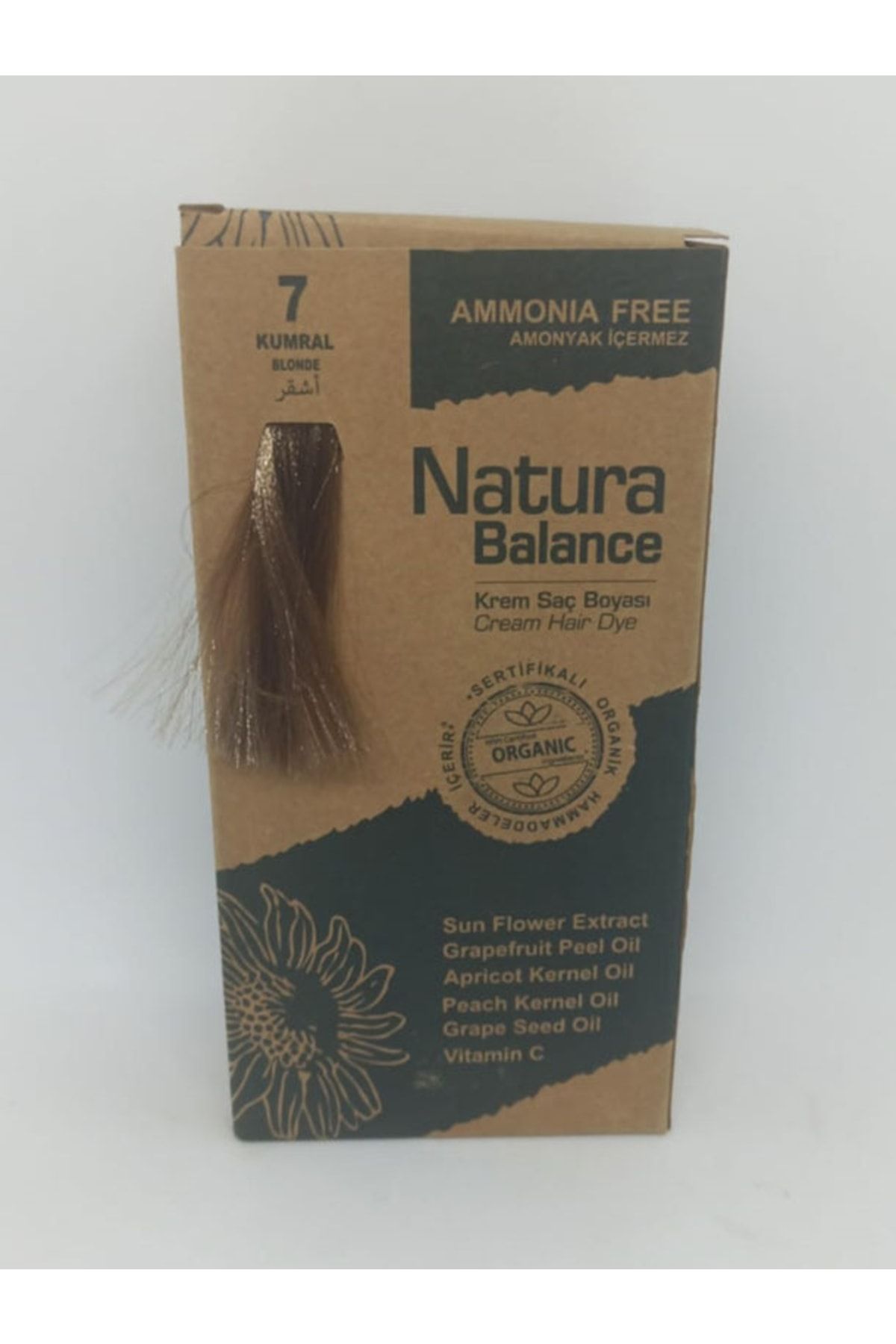 NATURABALANCE Natura Balance Organik Saç Boyası Seti Kumral