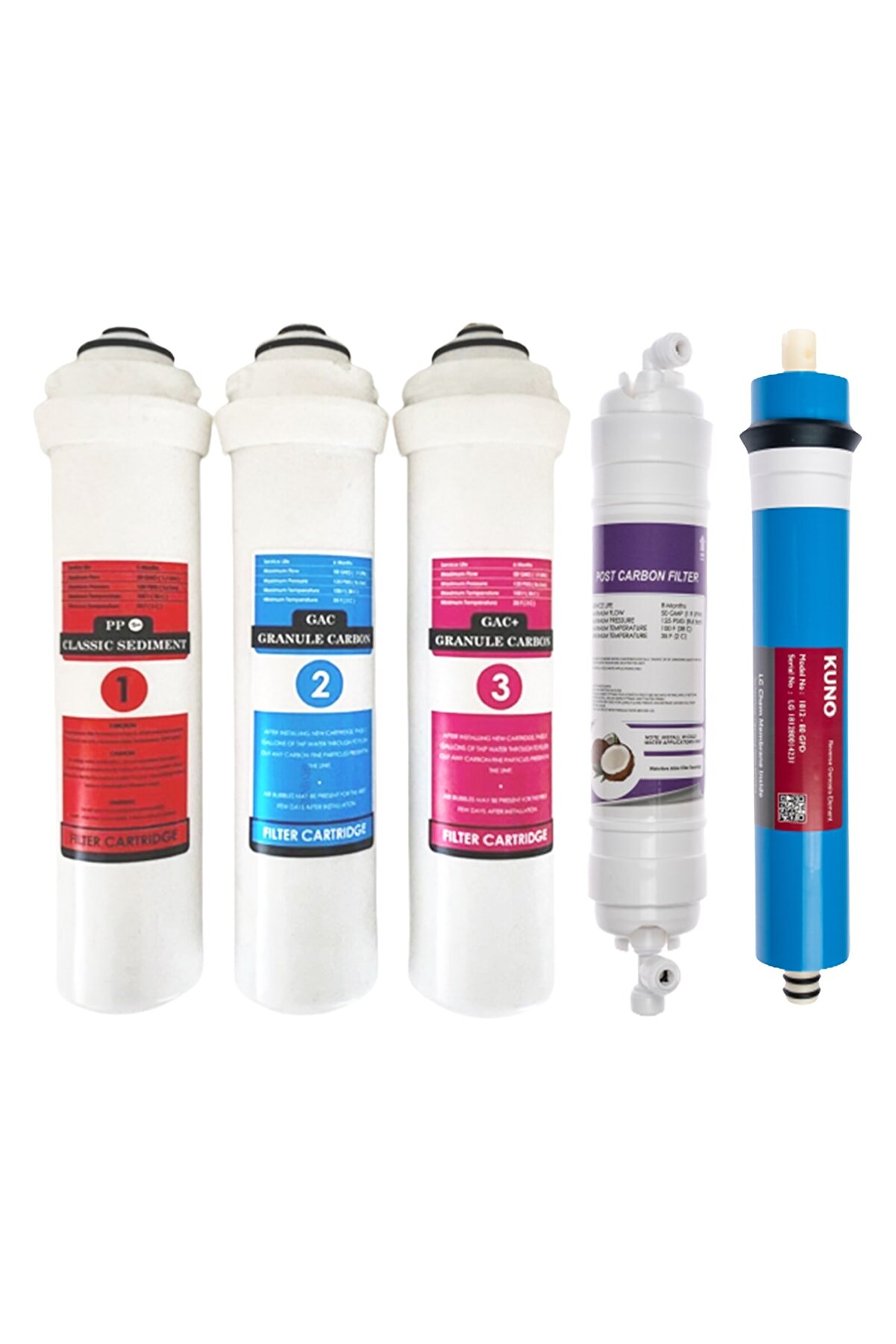 SULOOK Ihlas Cebılon Unıque Su Arıtma Cihazı Uyumlu Tam Set (5 Filtre) (kuno (lg) Membranlı)