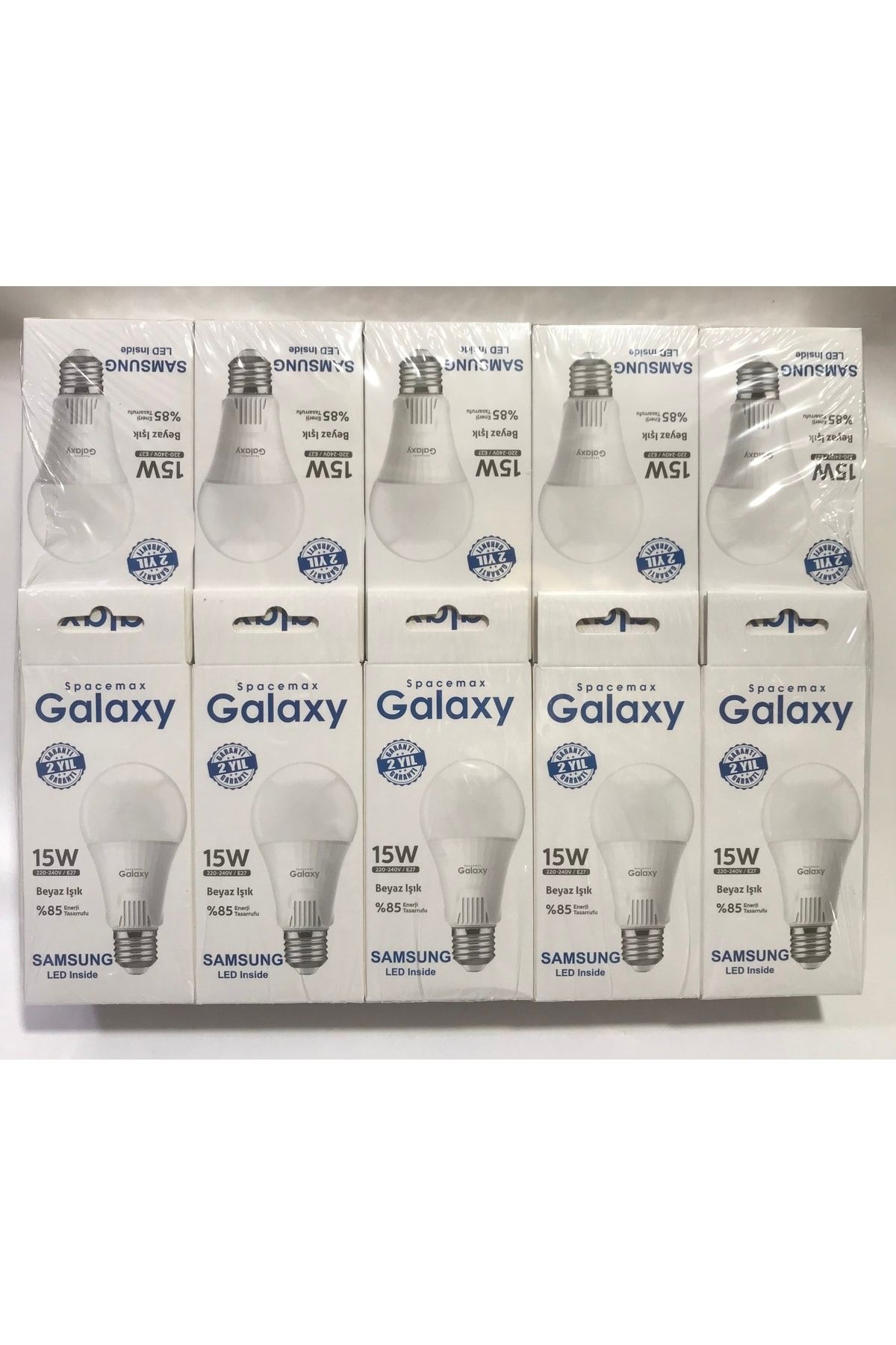 Samsung Spacemax Galaxy 10adet 15w Beyaz Işık Led Ampul