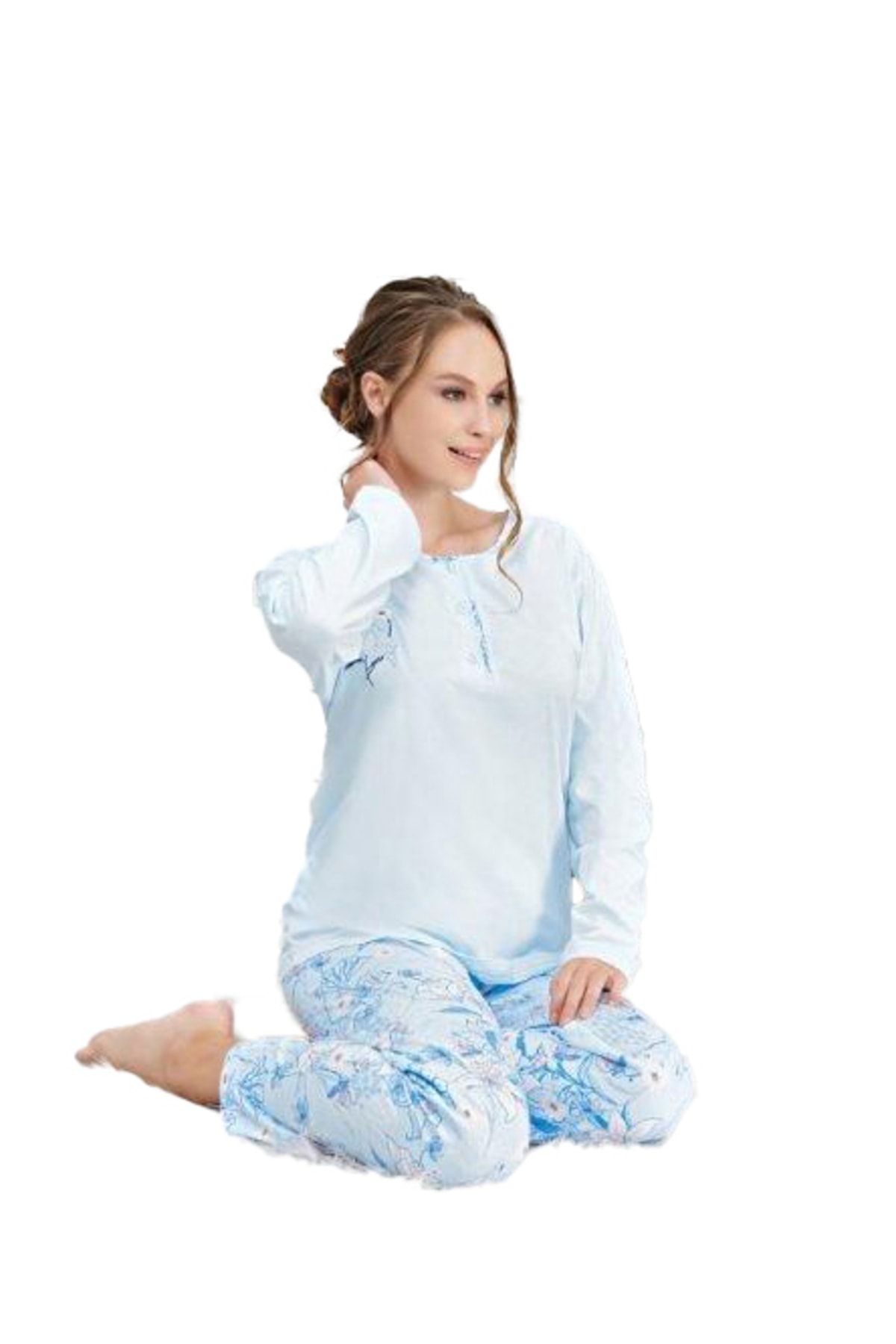 Çelebi 643 Kadın Kışlık Pijama Takım
