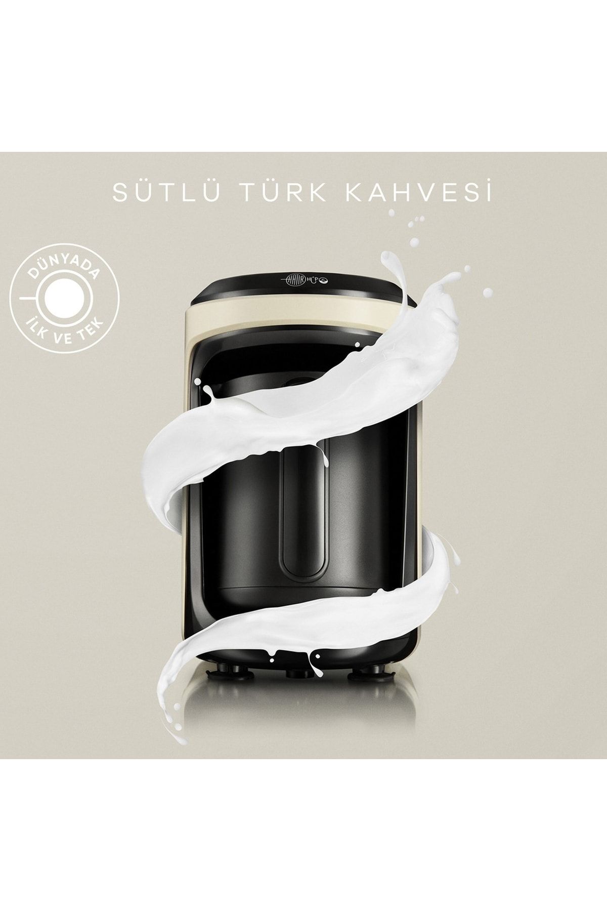 Karaca Hatır Hüps Sütlü Türk Kahve Makinesi - Bej