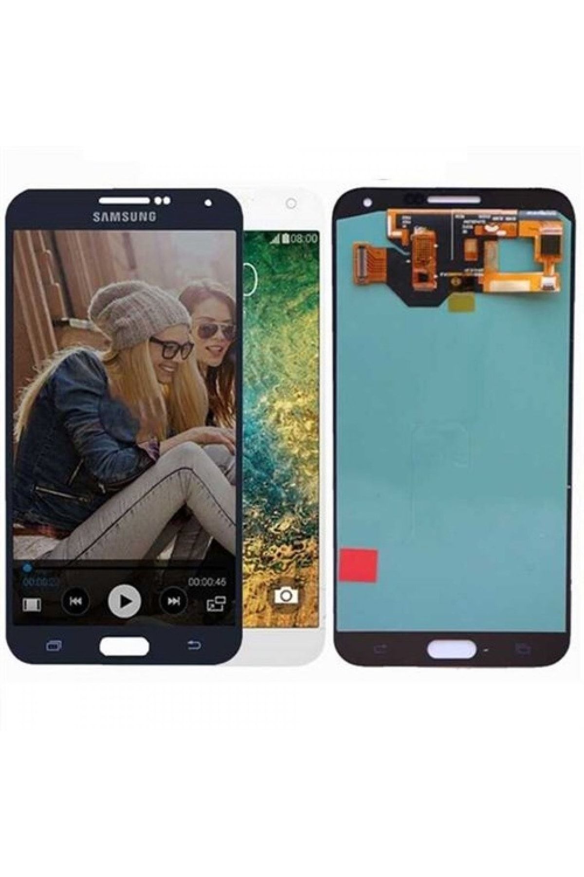 Samsung Galaxy E7 E700 Uyumlu Lcd Ekran Dokunmatik Siyah Oled